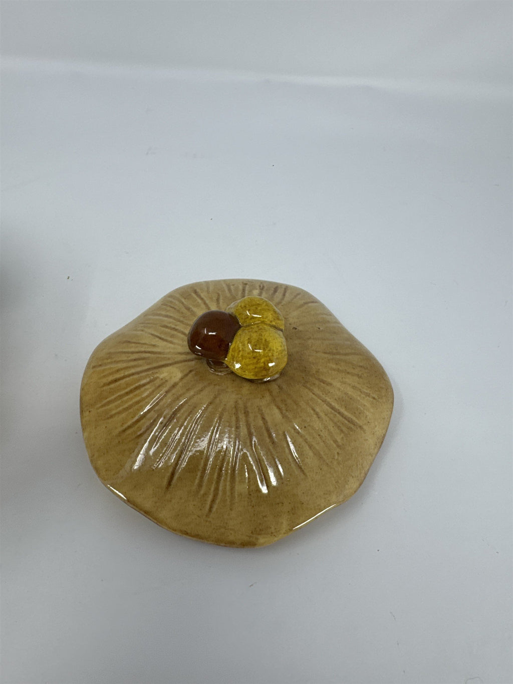 Vintage Arnel's Ceramic Mushroom Cookie Jar 70s Merry Mushroom Style MCM Medium