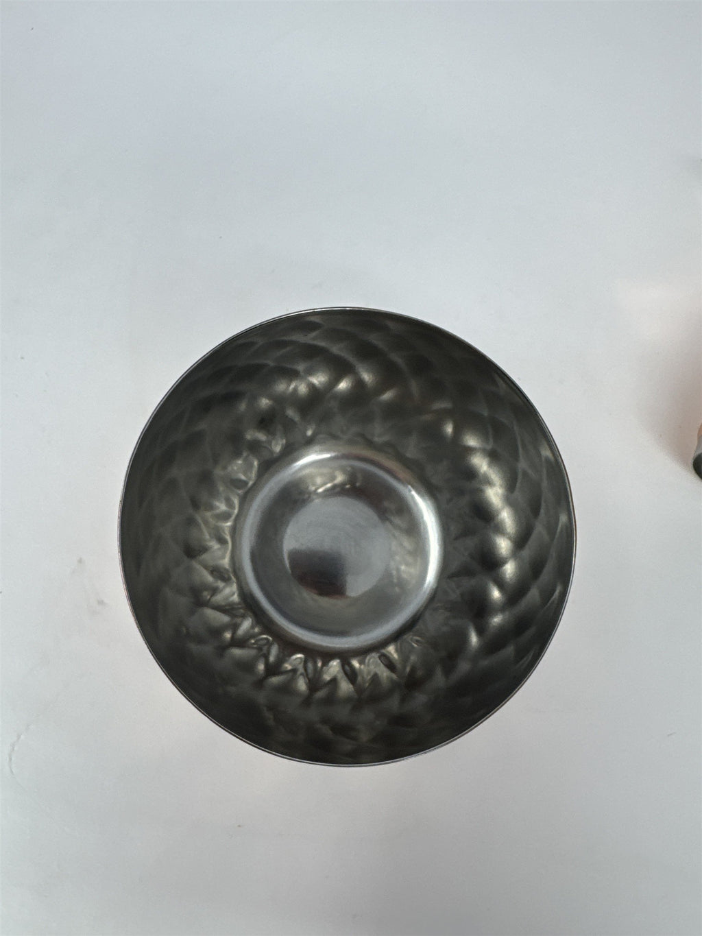 Vintage Pineapple Tiki Mug Metal Brass Style Tumbler Cocktail Glass MCM Barware