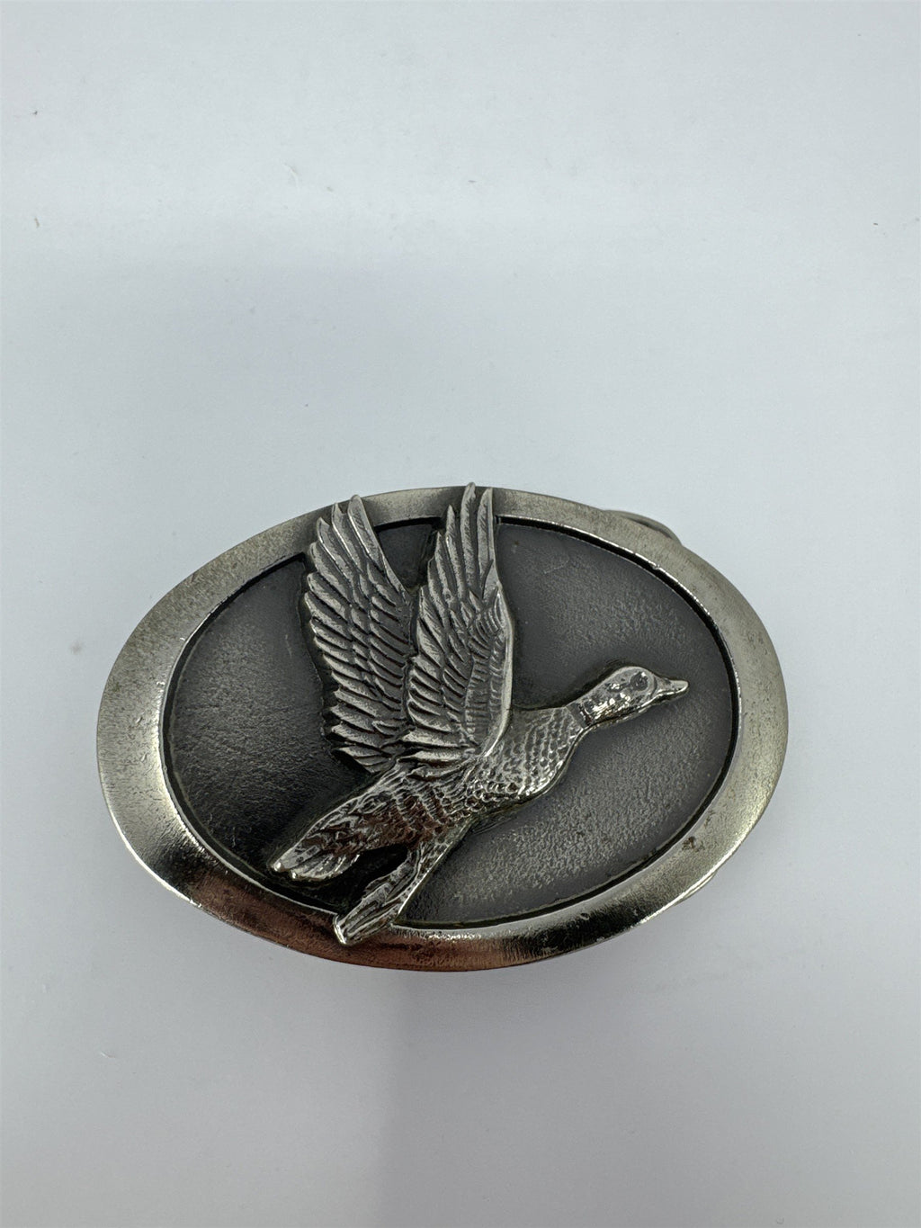 Vintage 1983 The Great American Buckle Co Mallard Duck Belt Buckle Serial 1227