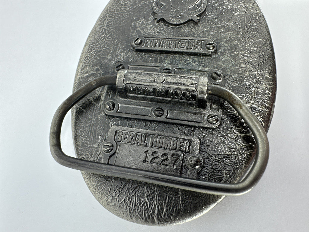 Vintage 1983 The Great American Buckle Co Mallard Duck Belt Buckle Serial 1227