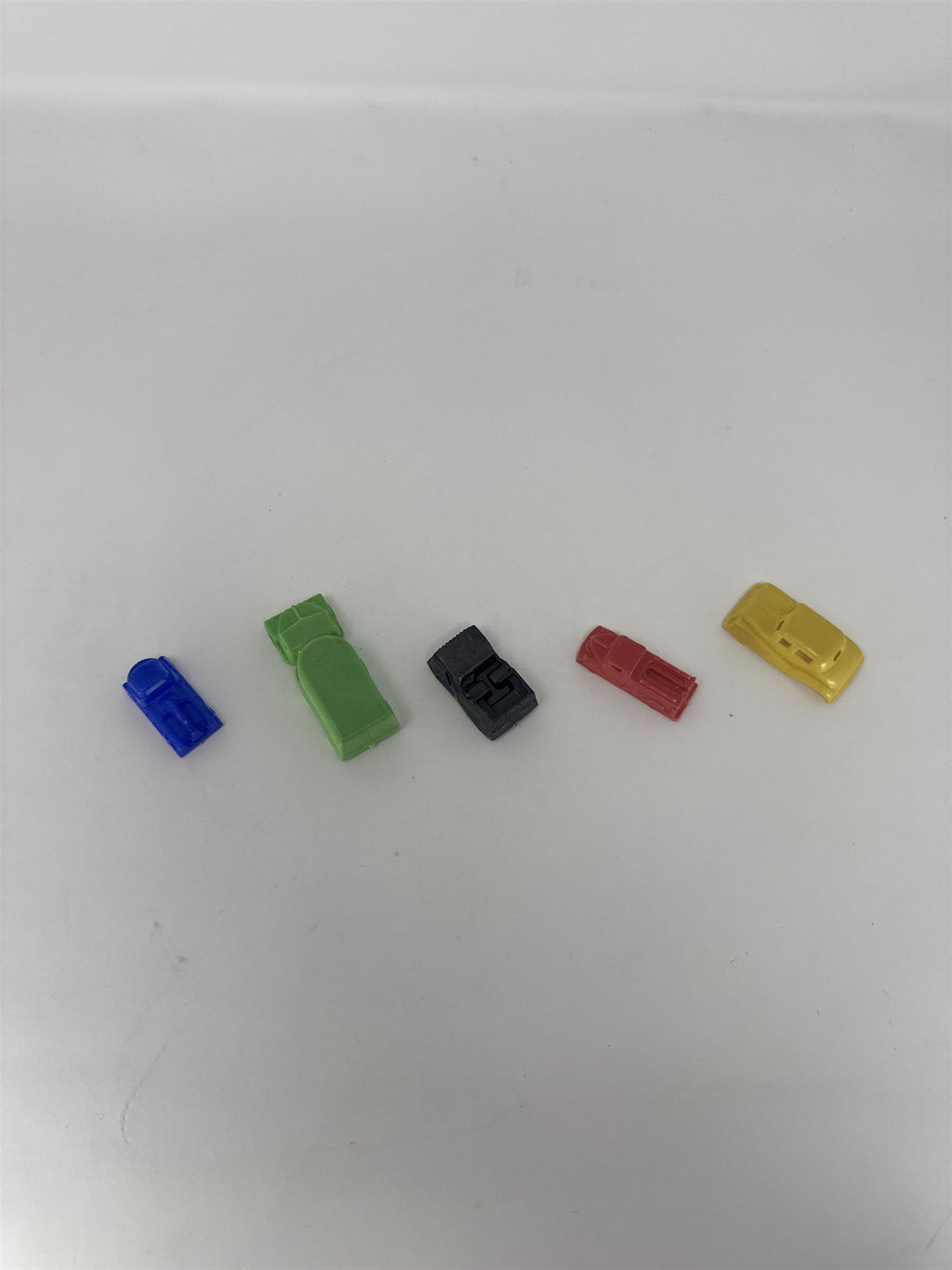 MCM Vintage Hard Plastic Miniature Vehicles Set 5 Dime Store Toys Trucks Cars