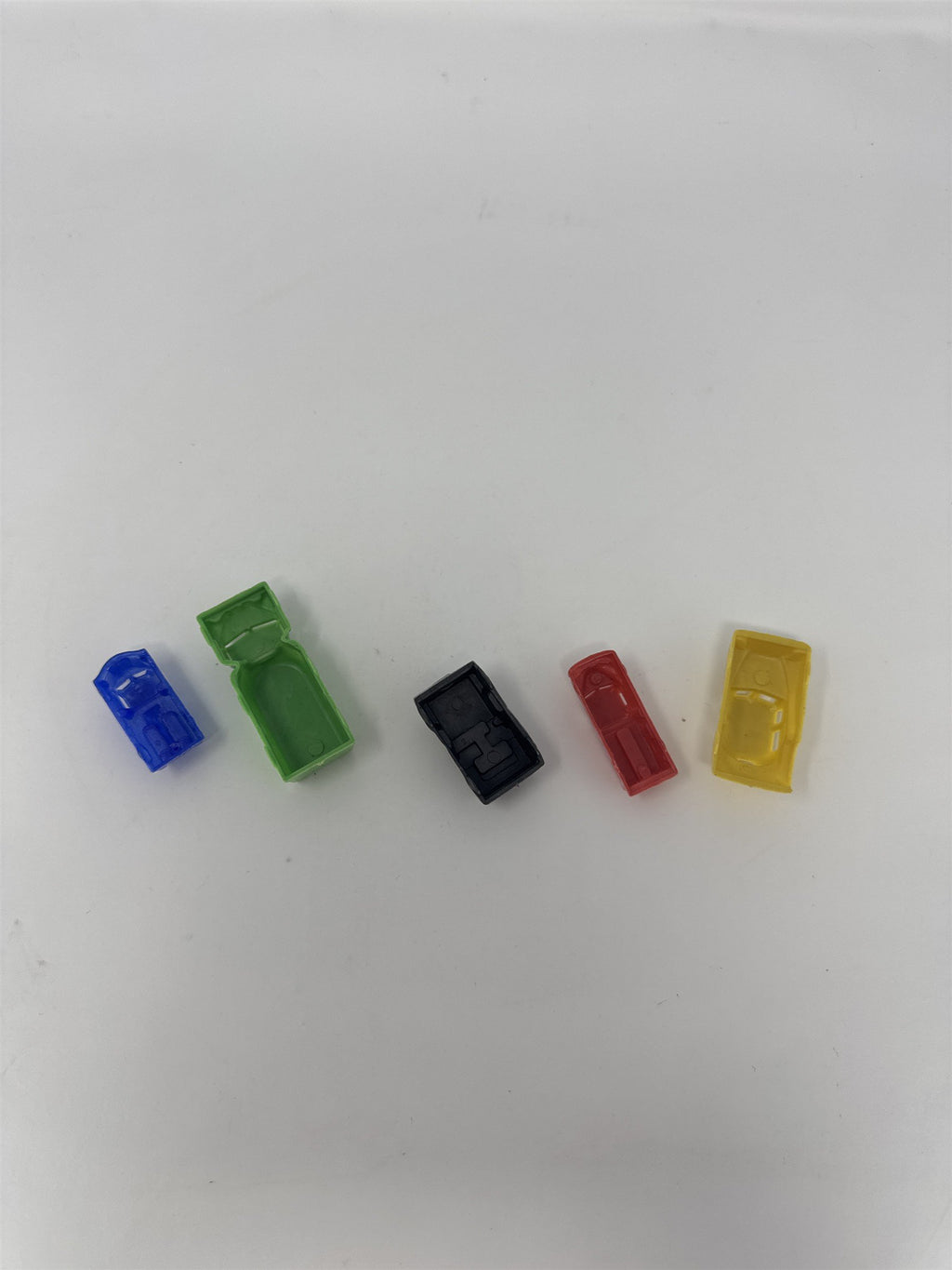 MCM Vintage Hard Plastic Miniature Vehicles Set 5 Dime Store Toys Trucks Cars