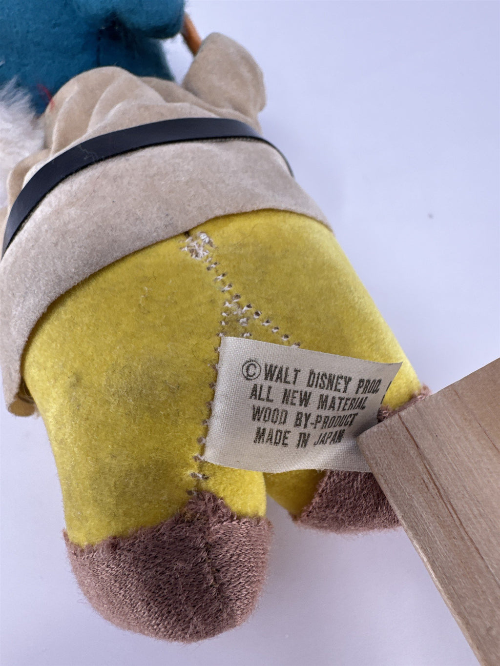 Vintage Walt Disney Productions Sleepy Dwarf Plush Made in Japan Snow White
