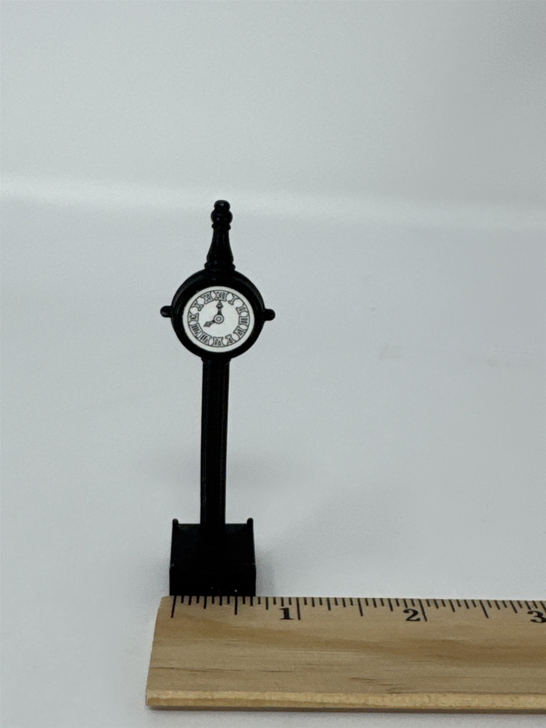Vintage Dept 56 Town Square Clock Tower Miniature Dickens Village Taiwan