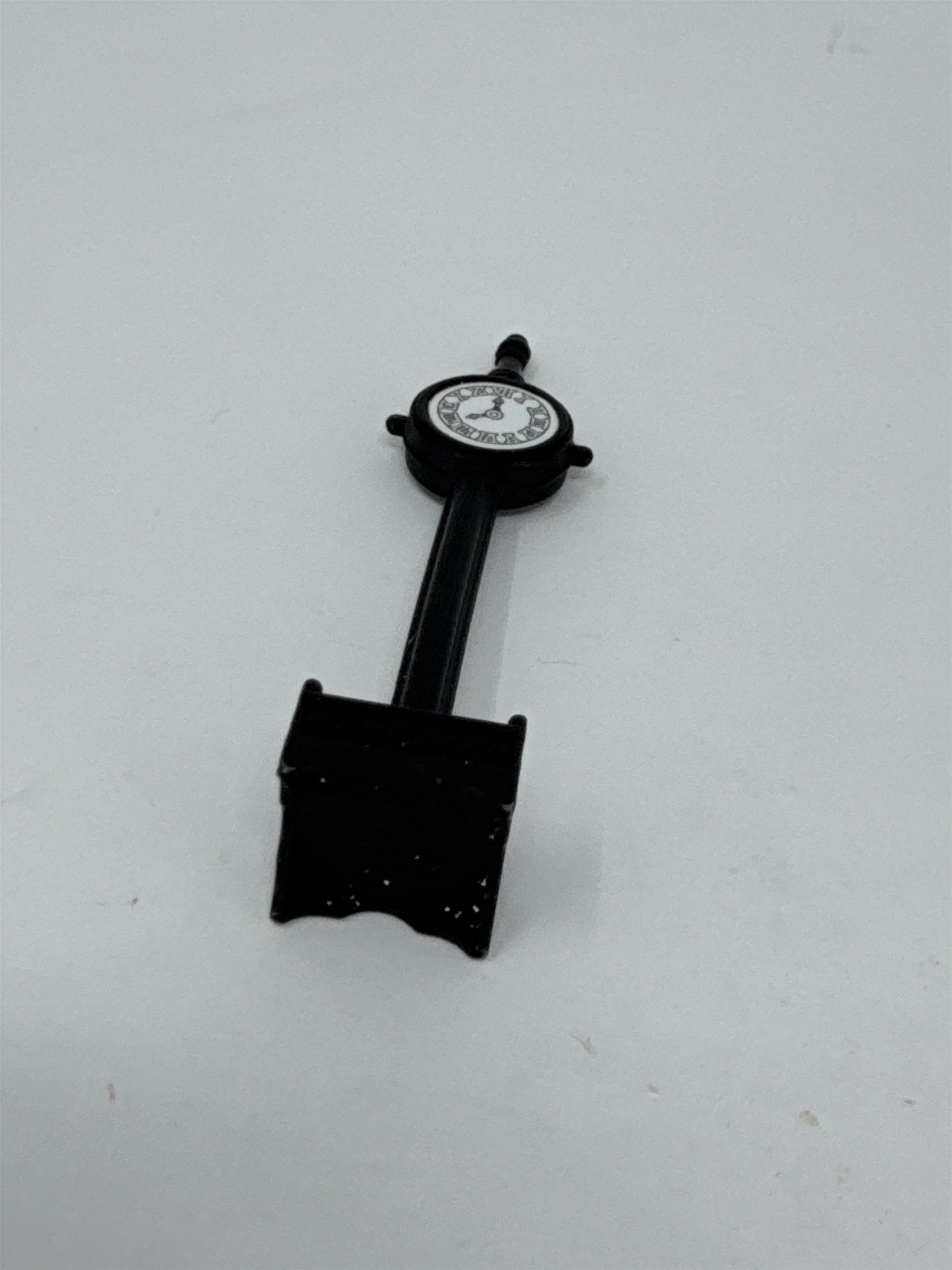 Vintage Dept 56 Town Square Clock Tower Miniature Dickens Village Taiwan
