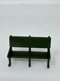 Vintage Dept 56 Green Park Bench Miniature Dickens Snow Village D56
