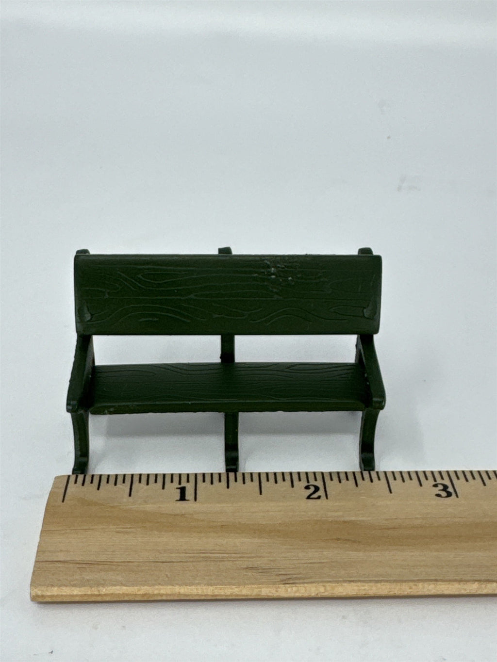 Vintage Dept 56 Green Park Bench Miniature Dickens Snow Village D56