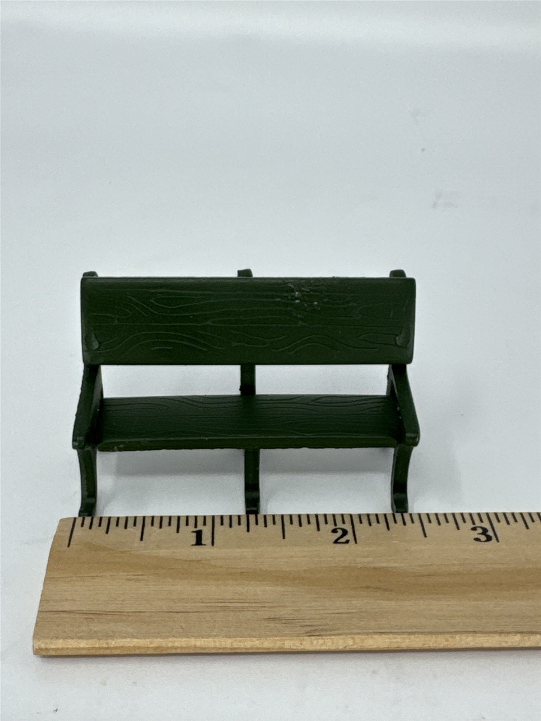 Vintage Dept 56 Green Park Bench Miniature Dickens Snow Village D56