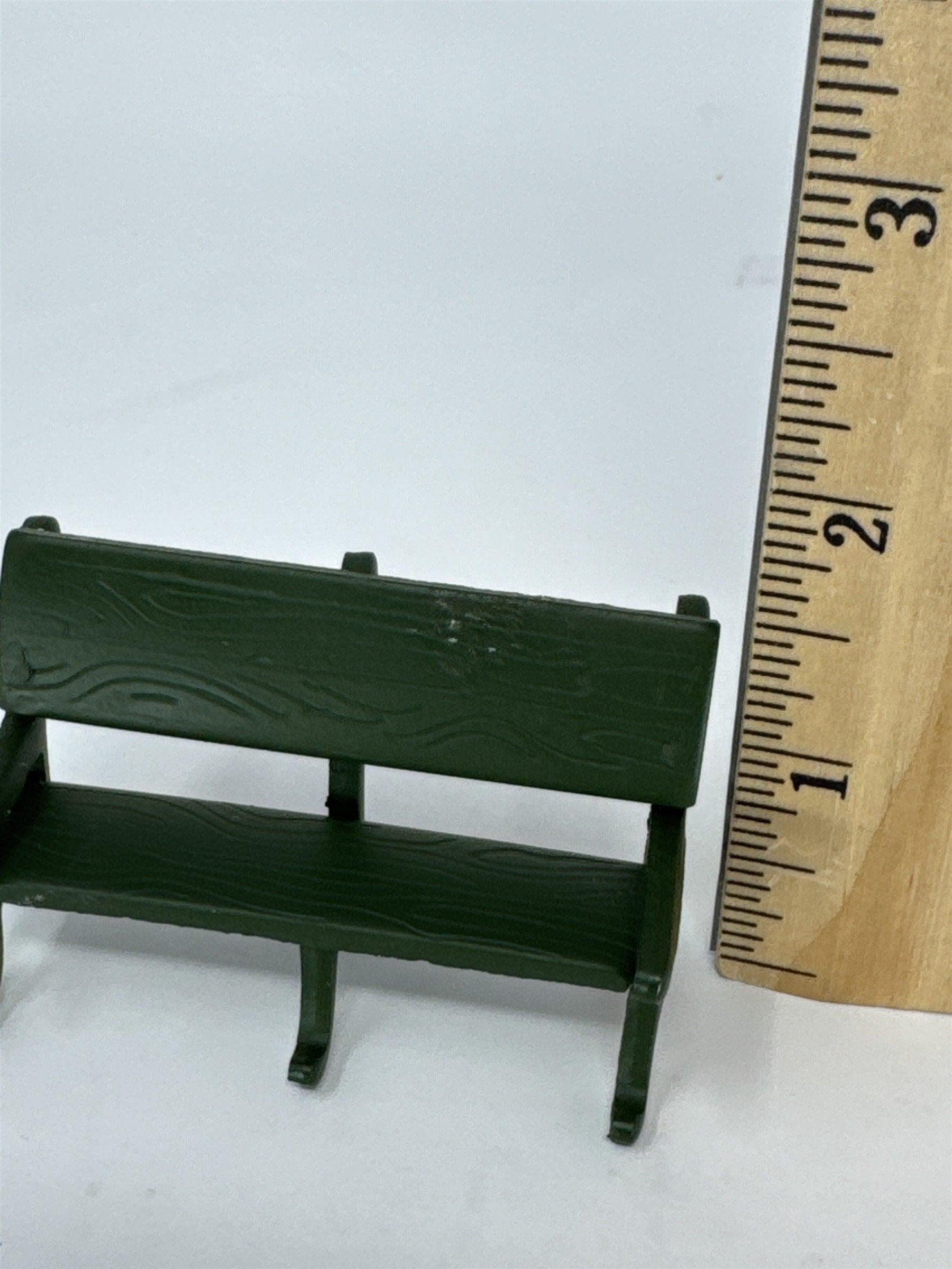 Vintage Dept 56 Green Park Bench Miniature Dickens Snow Village D56