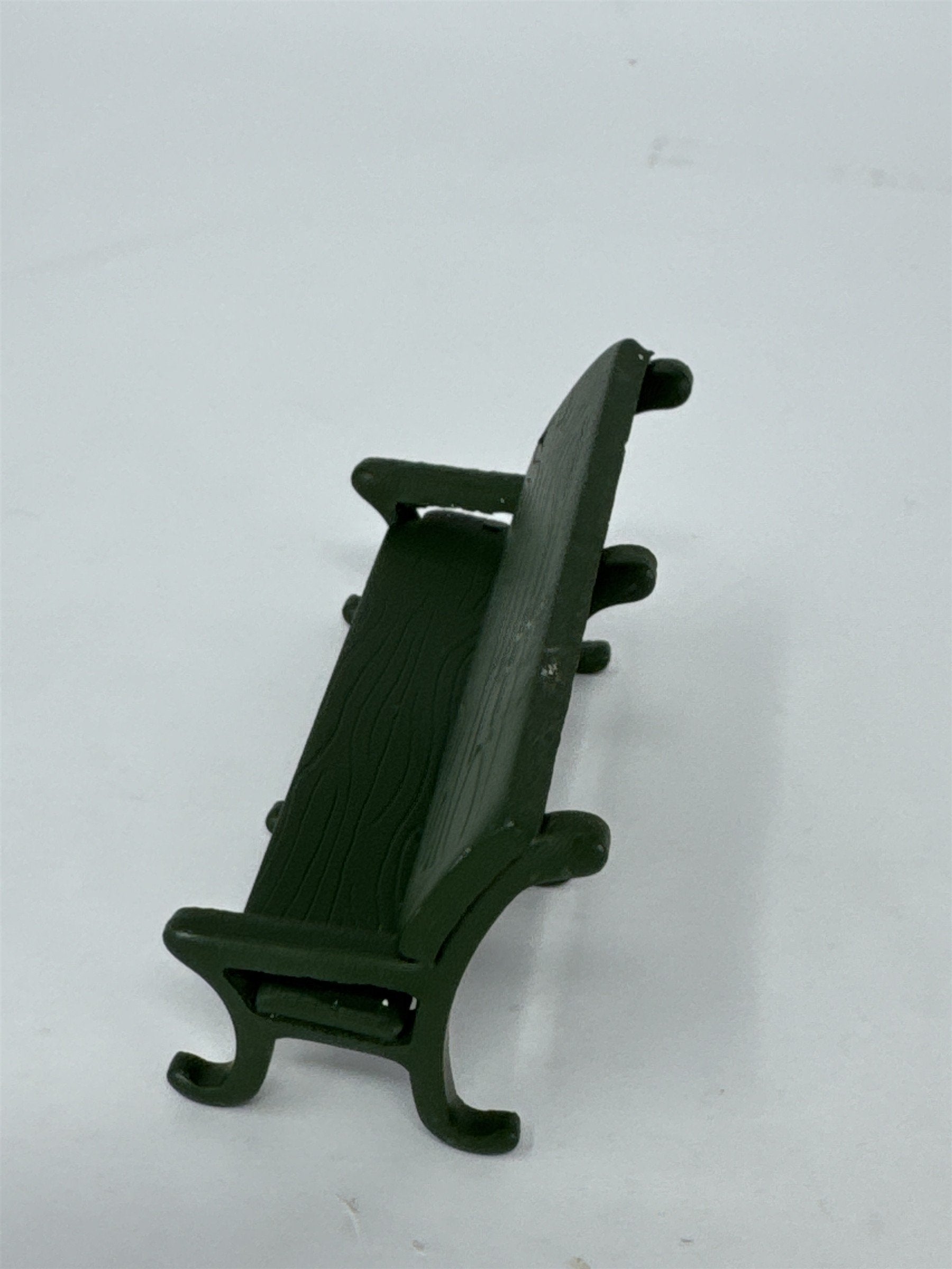 Vintage Dept 56 Green Park Bench Miniature Dickens Snow Village D56