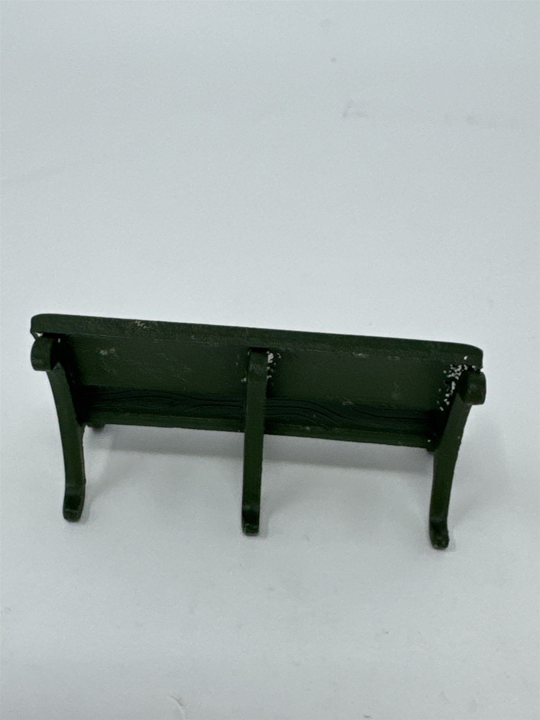 Vintage Dept 56 Green Park Bench Miniature Dickens Snow Village D56