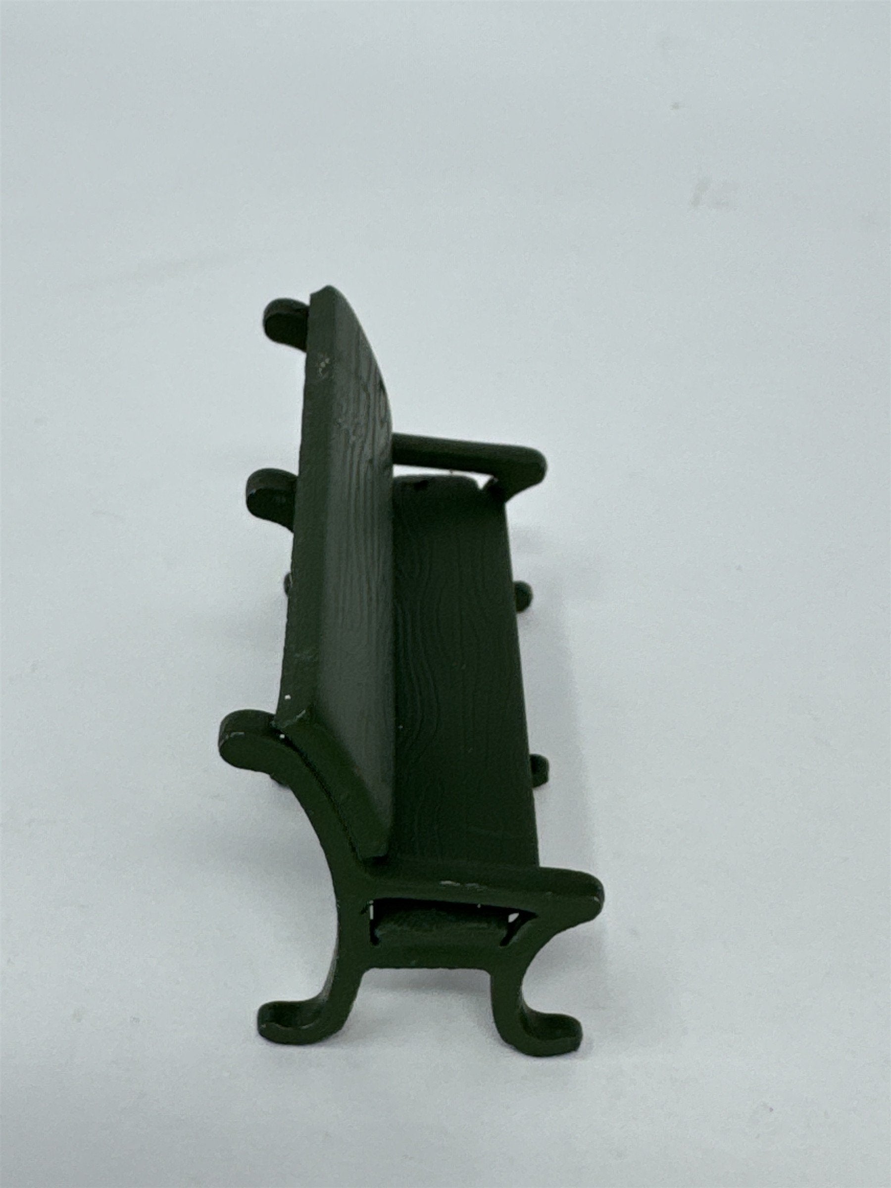Vintage Dept 56 Green Park Bench Miniature Dickens Snow Village D56
