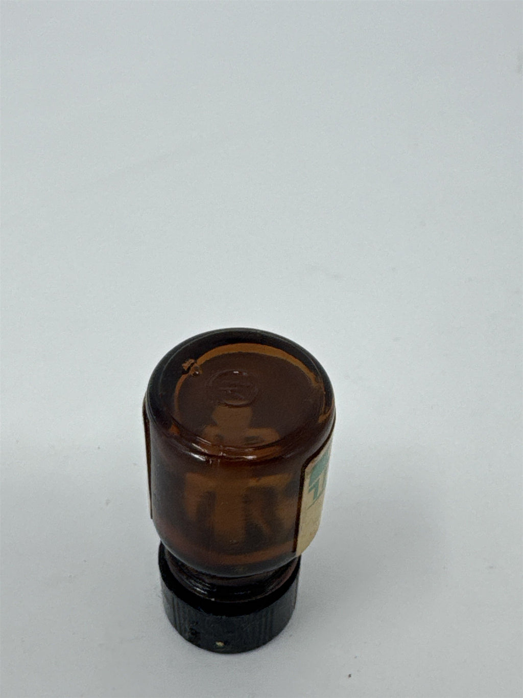 Vintage Astro Watch Clock Oil Amber Glass Bottle Empty Horology Tool MCM