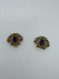 Vintage Ornate Gold Tone Sweater Clip Guard Cardigan Collar Jewelry (No Chain)