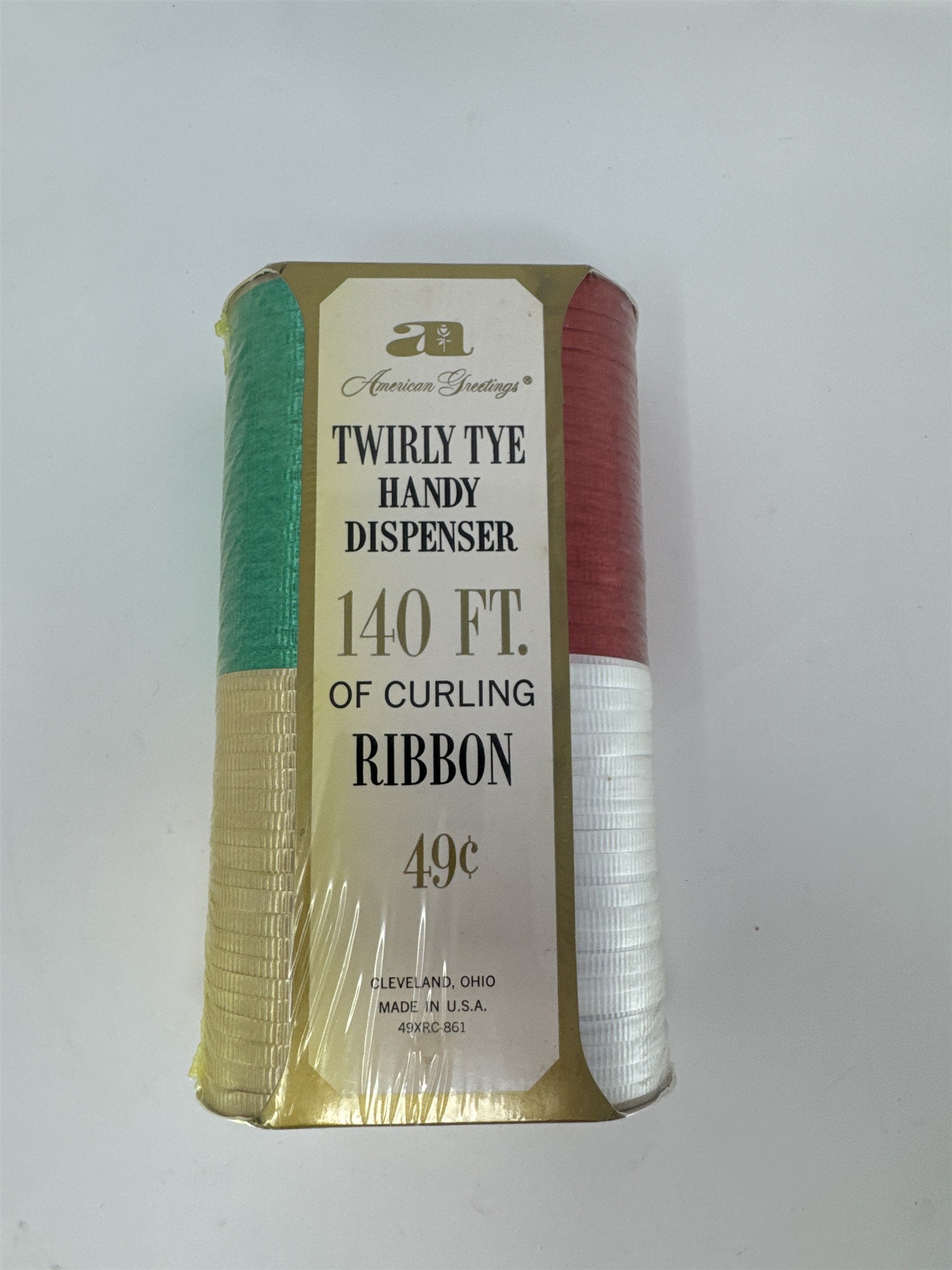 Vintage American Greetings Twirly Tye Handy Dispenser Curling Ribbon MCM