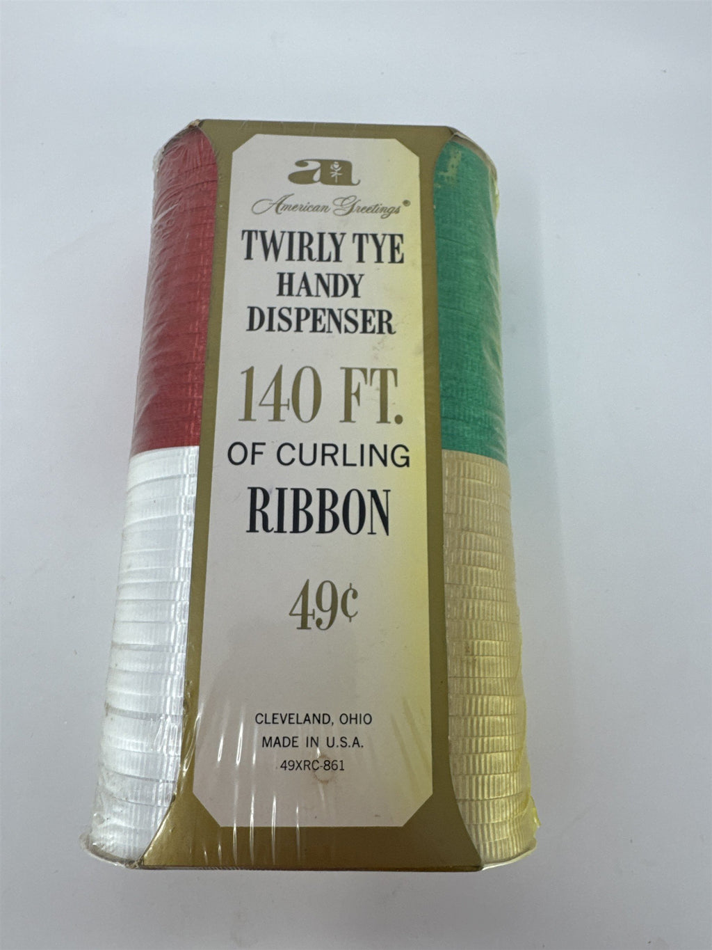 Vintage American Greetings Twirly Tye Handy Dispenser Curling Ribbon MCM