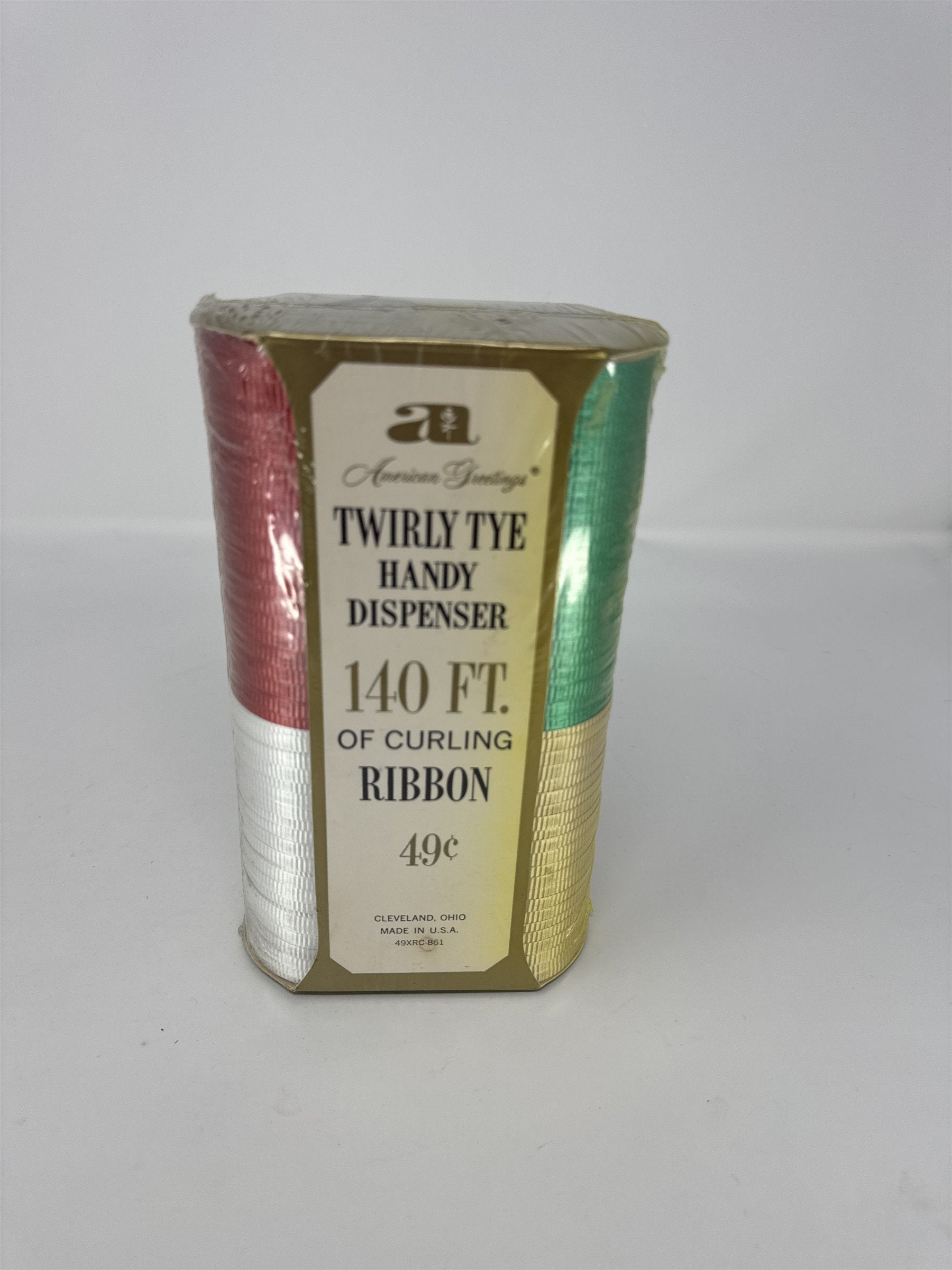 Vintage American Greetings Twirly Tye Handy Dispenser Curling Ribbon MCM