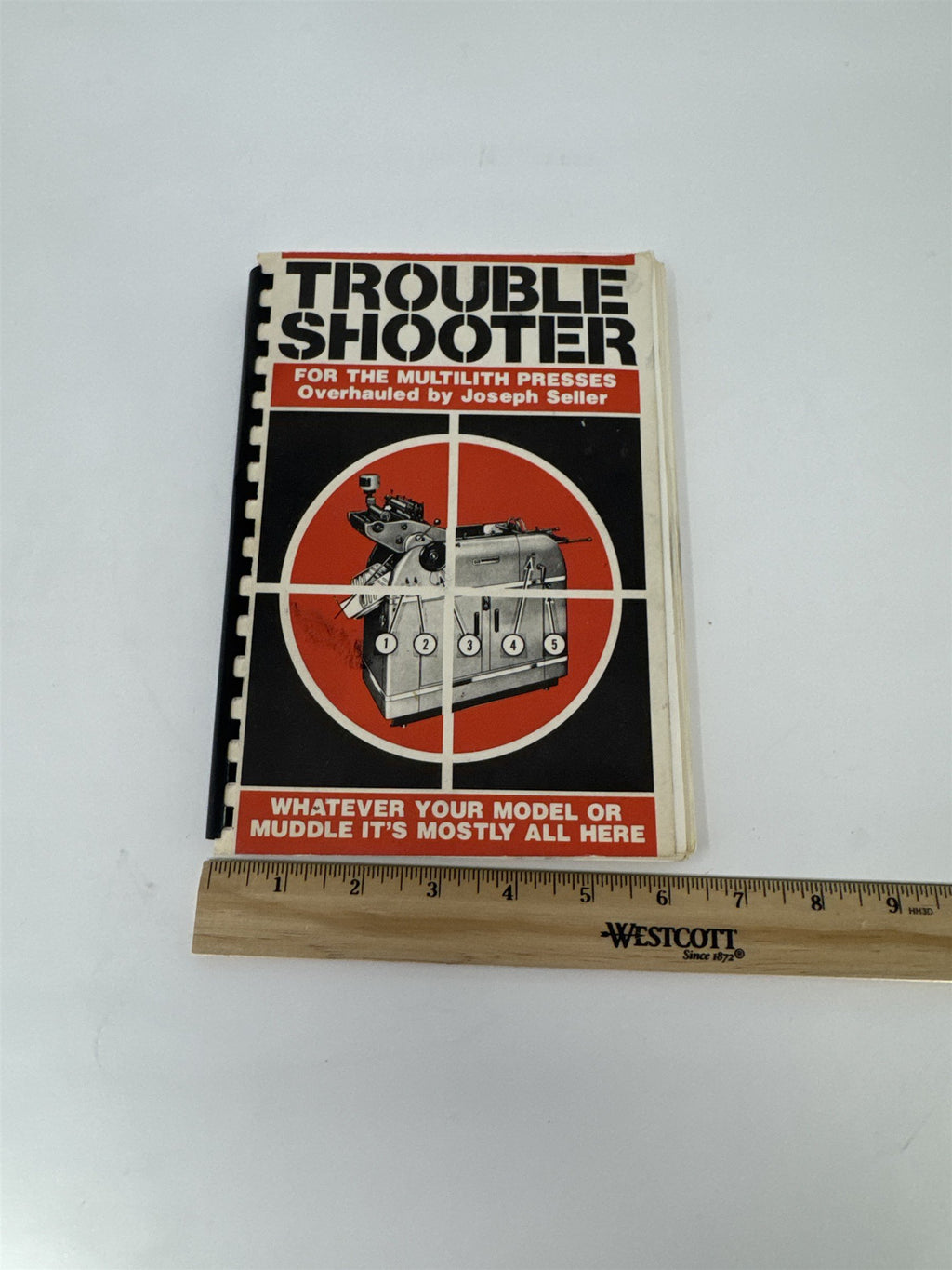 Vtg Multilith Offset Press Trouble Shooter Manual Joseph Sellar Printing Guide