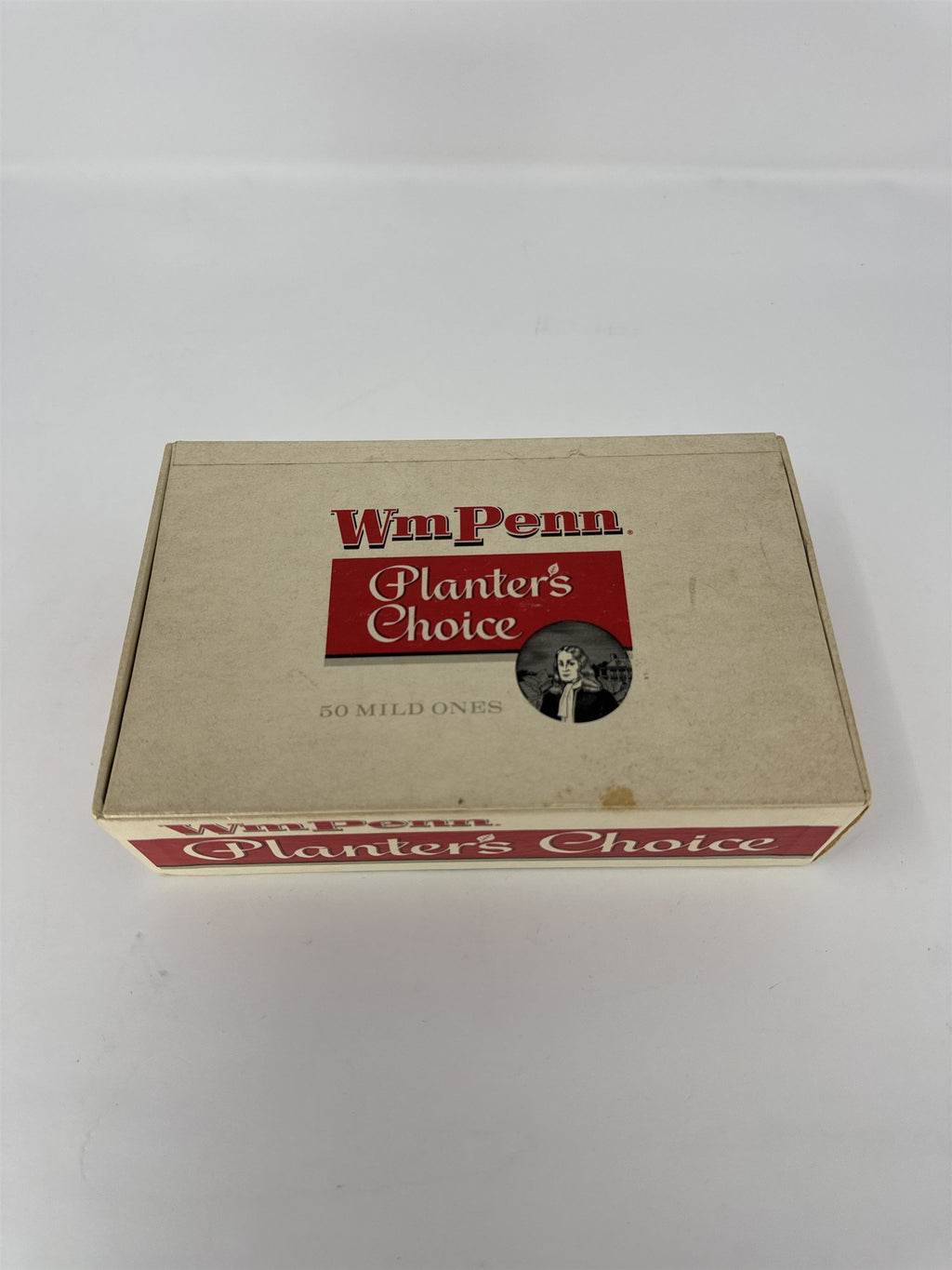 Vtg Wm Penn Planter's Choice Cigar Box William Penn 5 Cent Empty Cardboard MCM