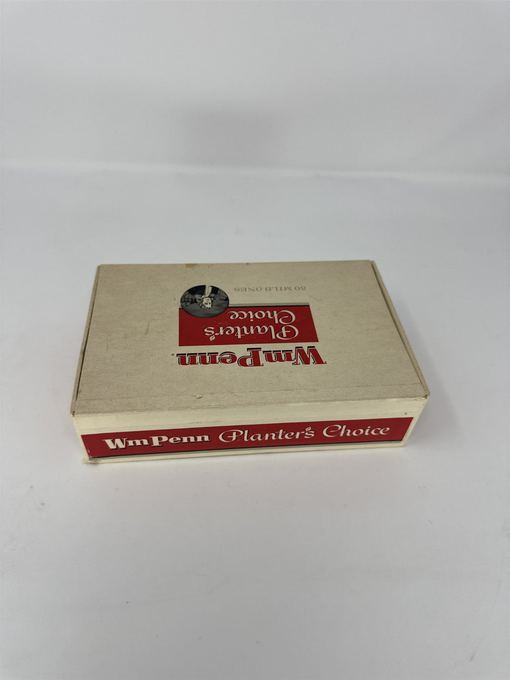 Vtg Wm Penn Planter's Choice Cigar Box William Penn 5 Cent Empty Cardboard MCM