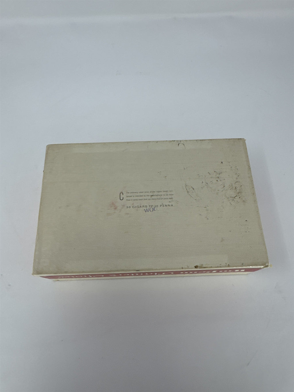 Vtg Wm Penn Planter's Choice Cigar Box William Penn 5 Cent Empty Cardboard MCM