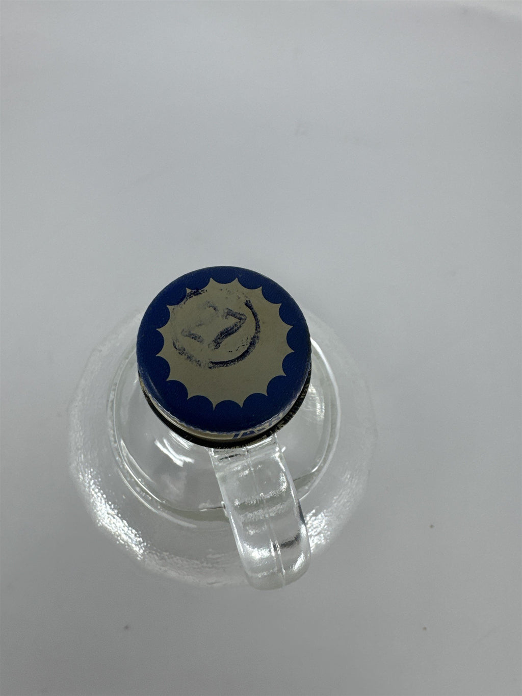 Vintage Za-Rex Glass Syrup Bottle Fruit Juice Jug with Original Metal Lid