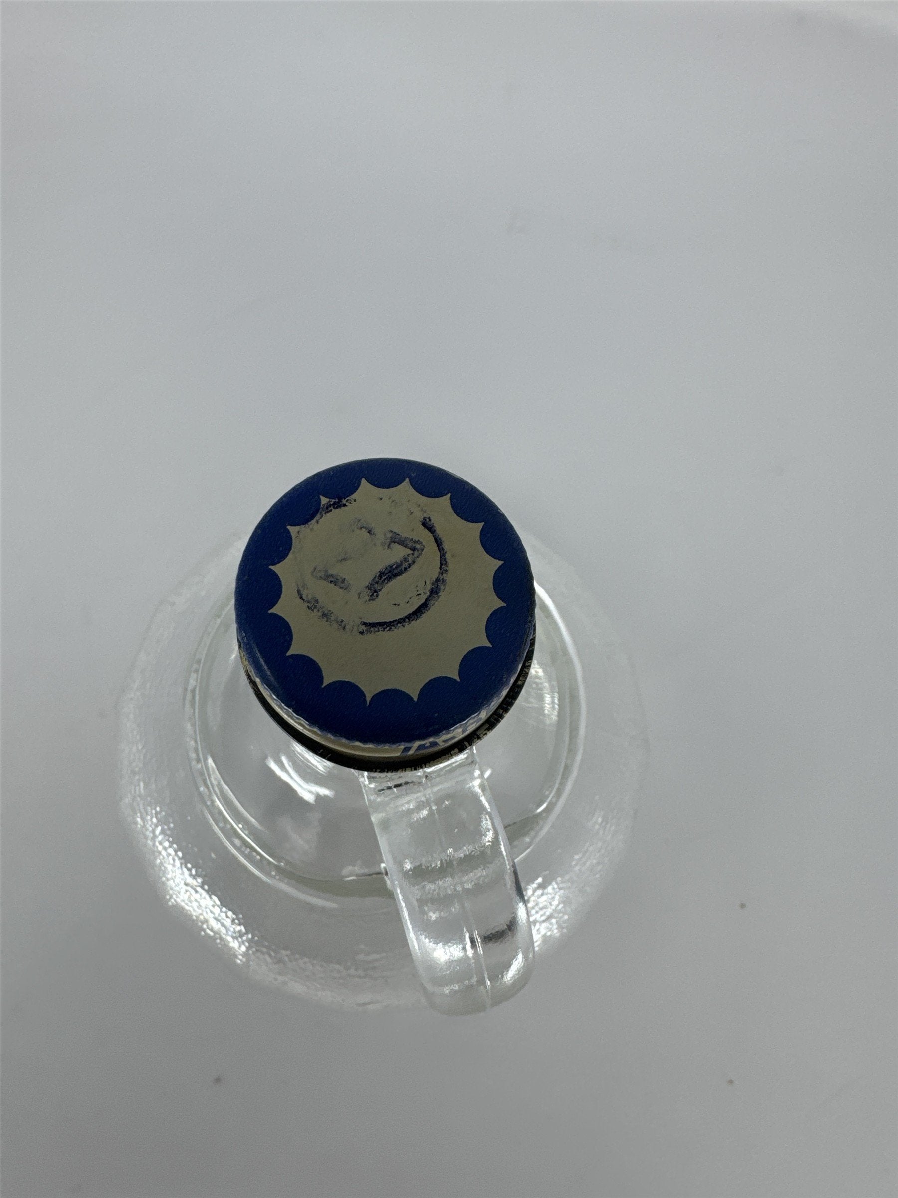 Vintage Za-Rex Glass Syrup Bottle Fruit Juice Jug with Original Metal Lid