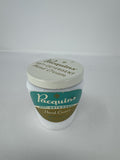 Vintage Pacquins Anti-Detergent Hand Cream White Opal Glass Jar with Metal Lid