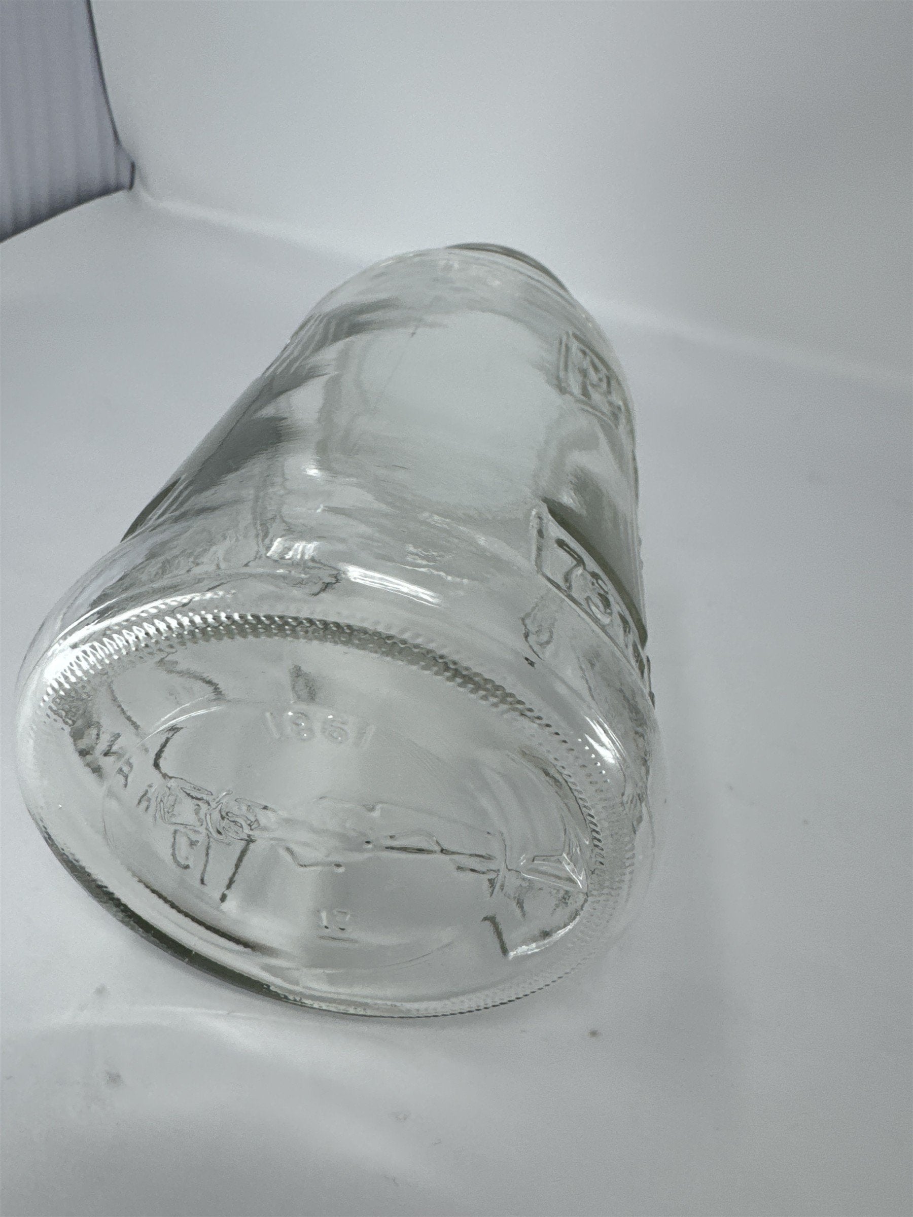 Vintage Planters Peanuts 75th Anniversary Glass Jar Mr. Peanut 1906-1981 w Lid