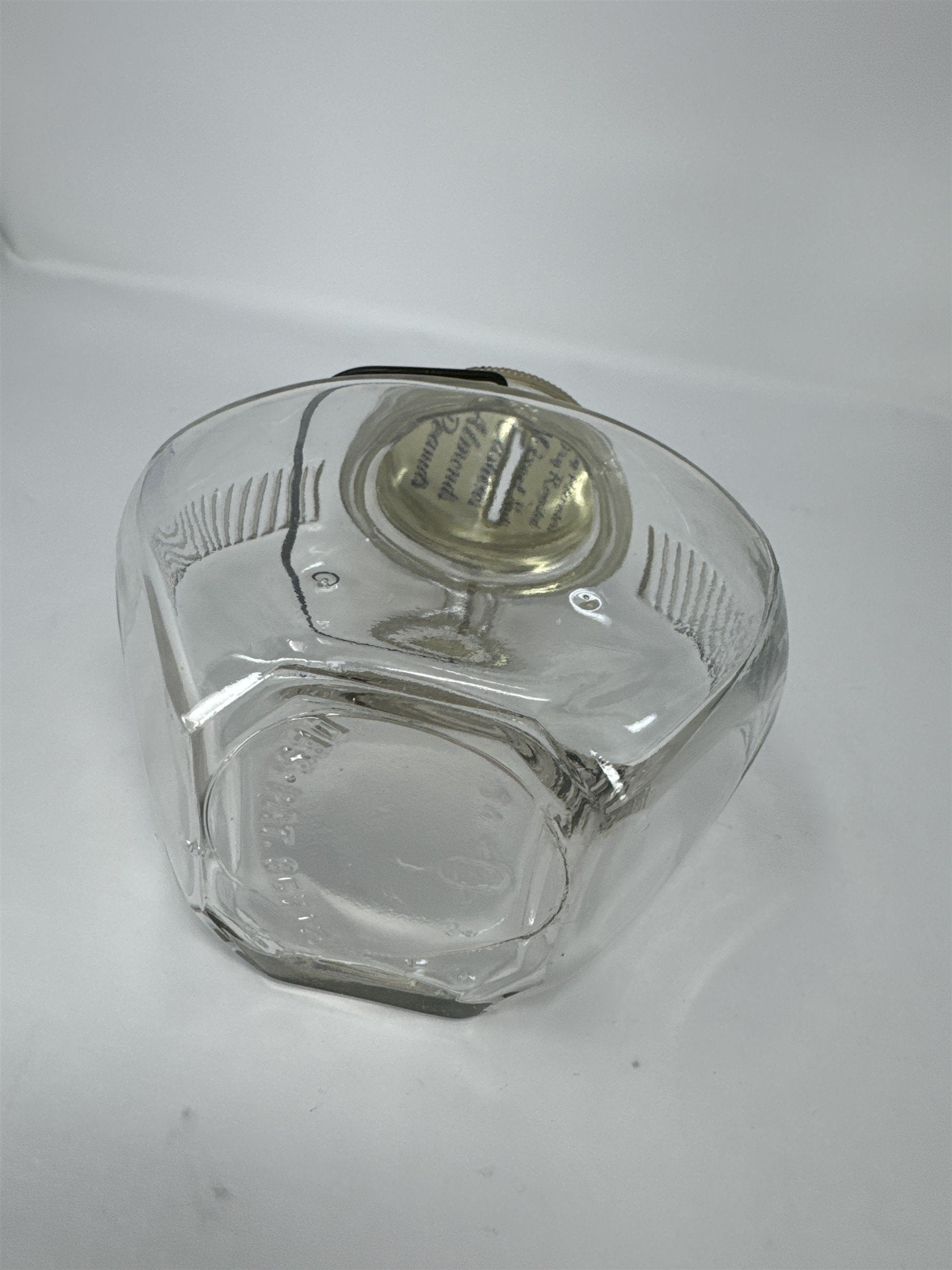 Vintage Planters Peanuts Glass Jar Coin Bank Mr. Peanut Metal Handle Tin Lid