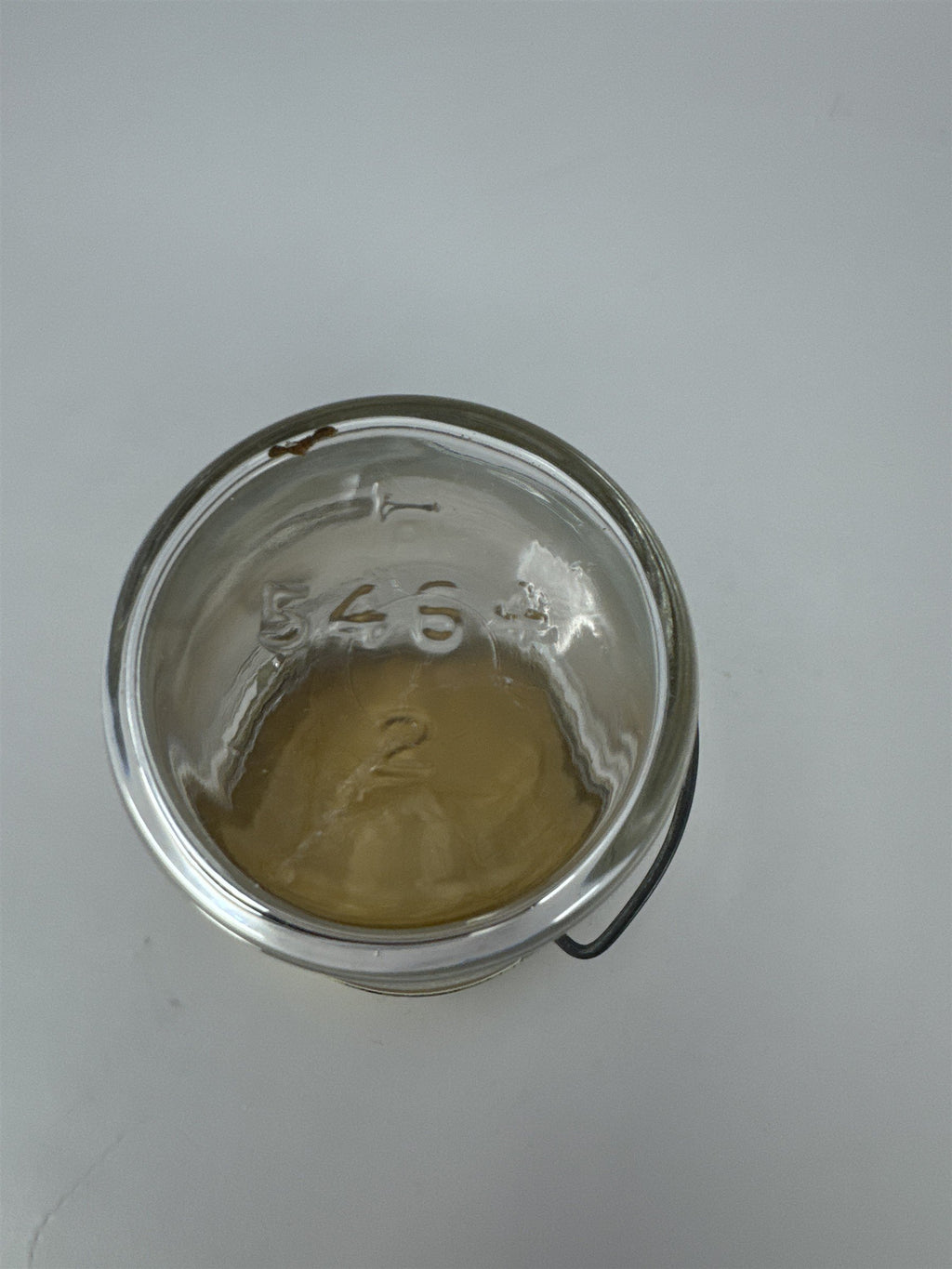 Vintage Heinz 57 Glass Jar with Metal Bail Handle Red White Tin Lid