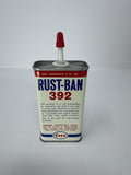 Vintage Esso Rust-Ban 392 4oz Tin Can Gas Station Petroliana Humble Oil Houston