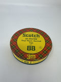 Vintage Scotch Brand No 88 Electrical Tape Tin 3M Company Plaid Advertising