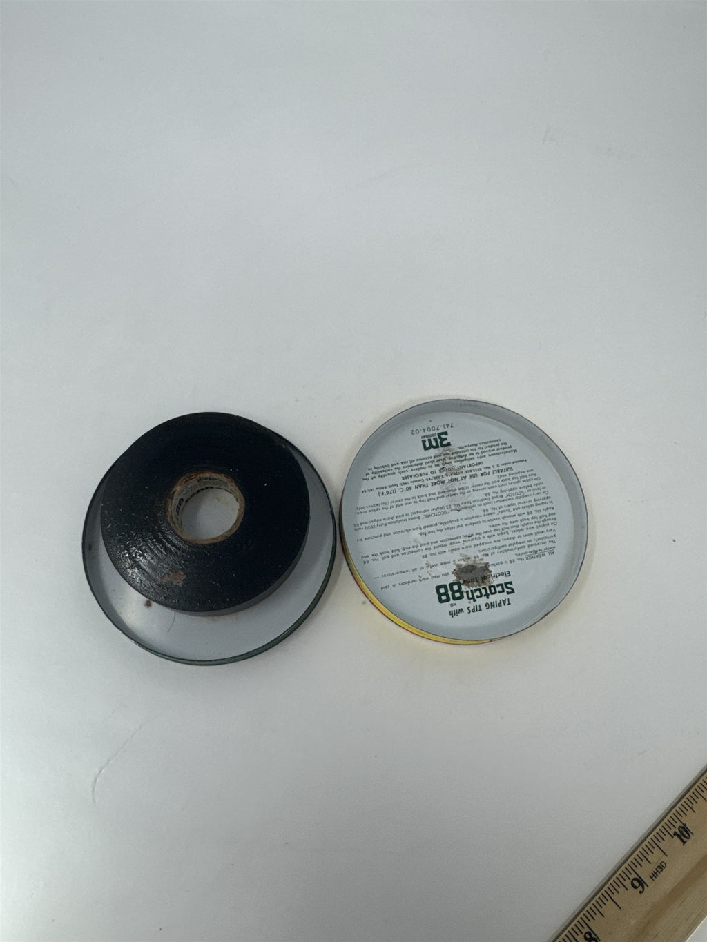 Vintage Scotch Brand No 88 Electrical Tape Tin 3M Company Plaid Advertising