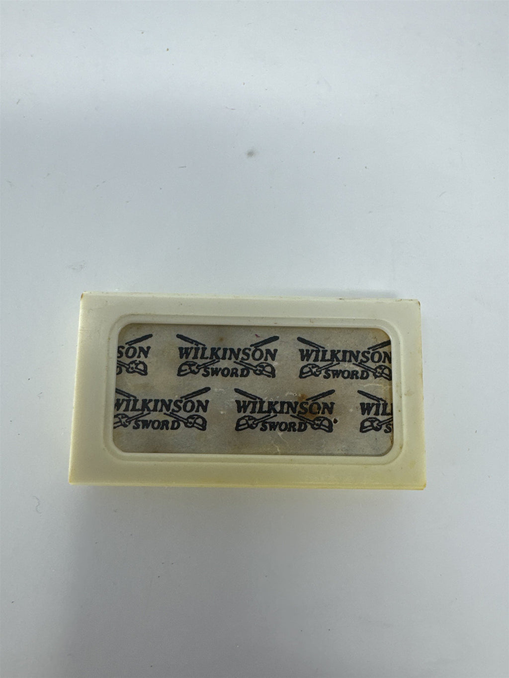 Vintage Wilkinson Sword Razor Blades Plastic Dispenser Case Made in Germany