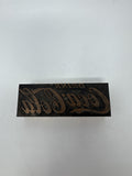 Vintage Coca Cola Letterpress Wood Block Stamp Drink Coke Fishtail Logo
