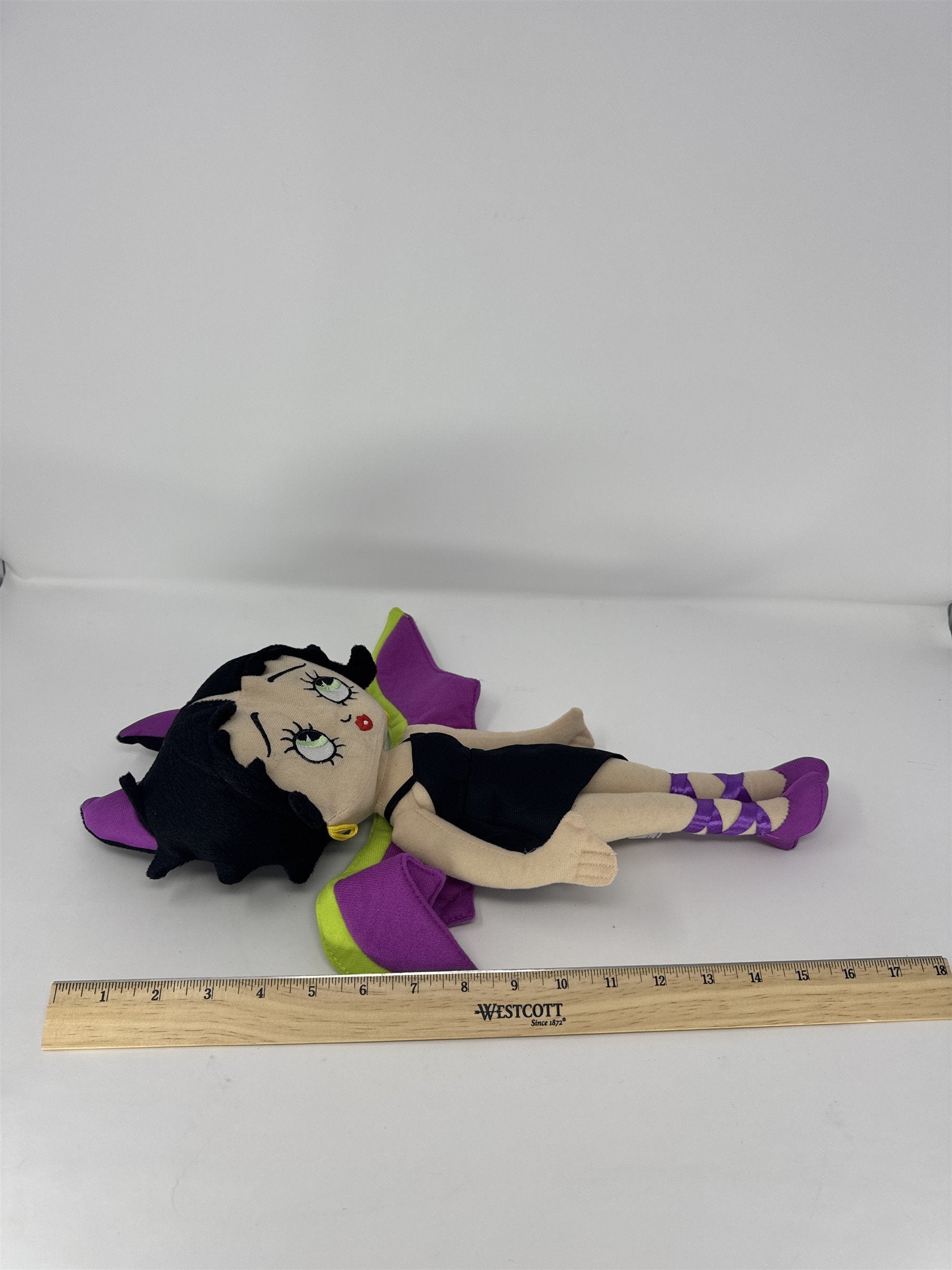 Betty Boop Plush Sugar Loaf 2011 Bat Vampire Halloween Costume Doll Wings