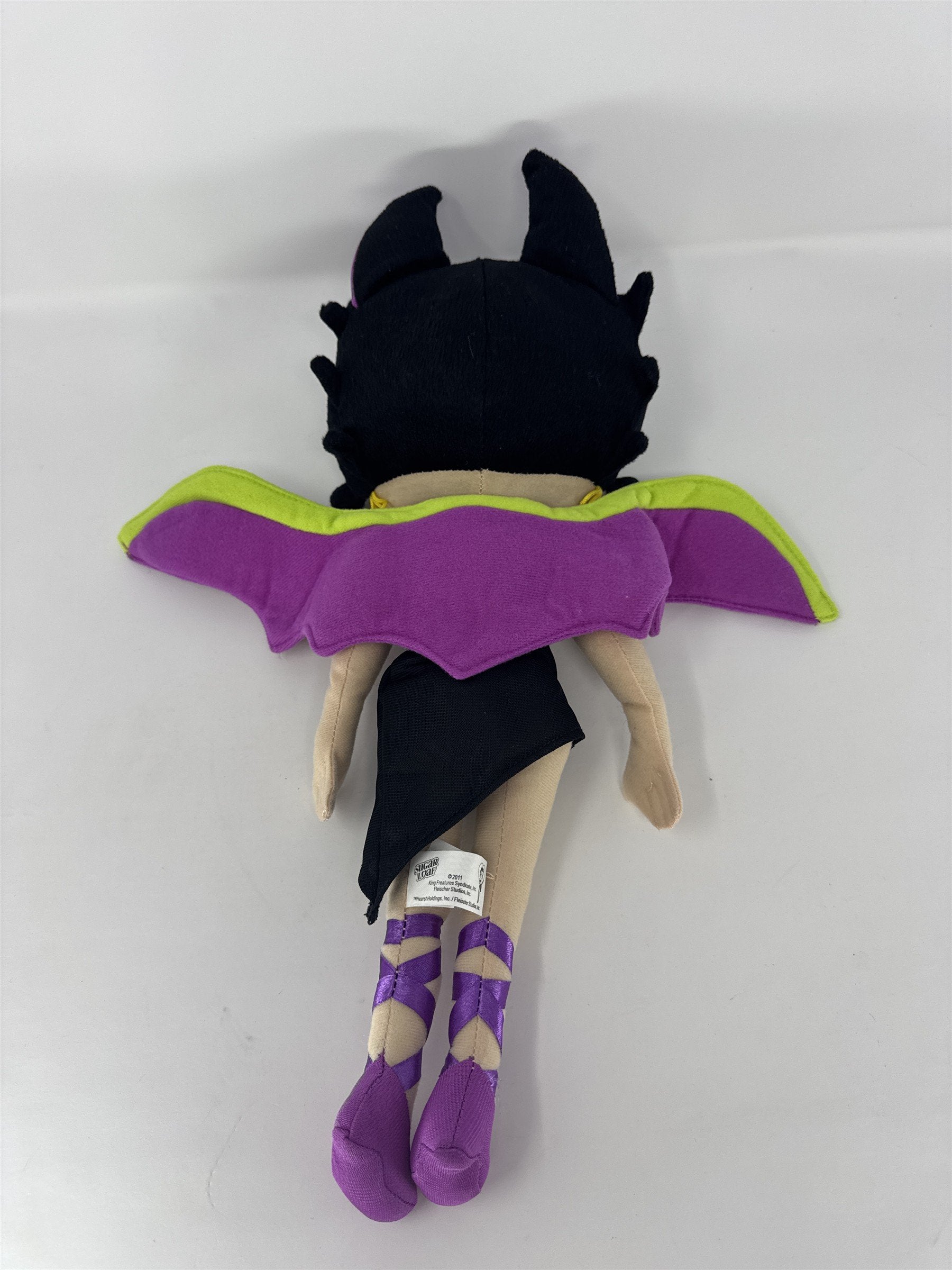 Betty Boop Plush Sugar Loaf 2011 Bat Vampire Halloween Costume Doll Wings