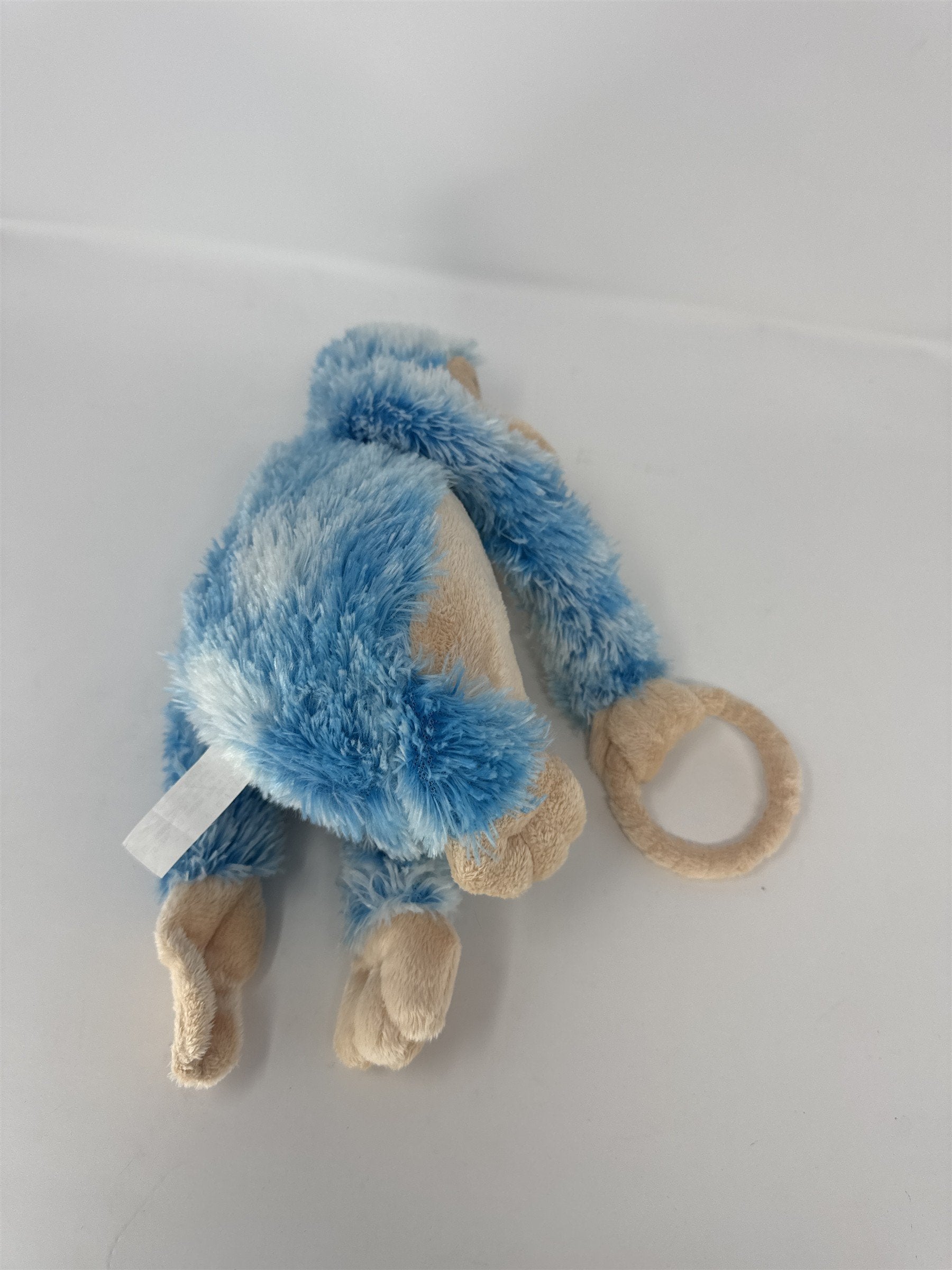 Blue Monkey Talking Plush Pull Ring Interactive Stuffed Animal Toy