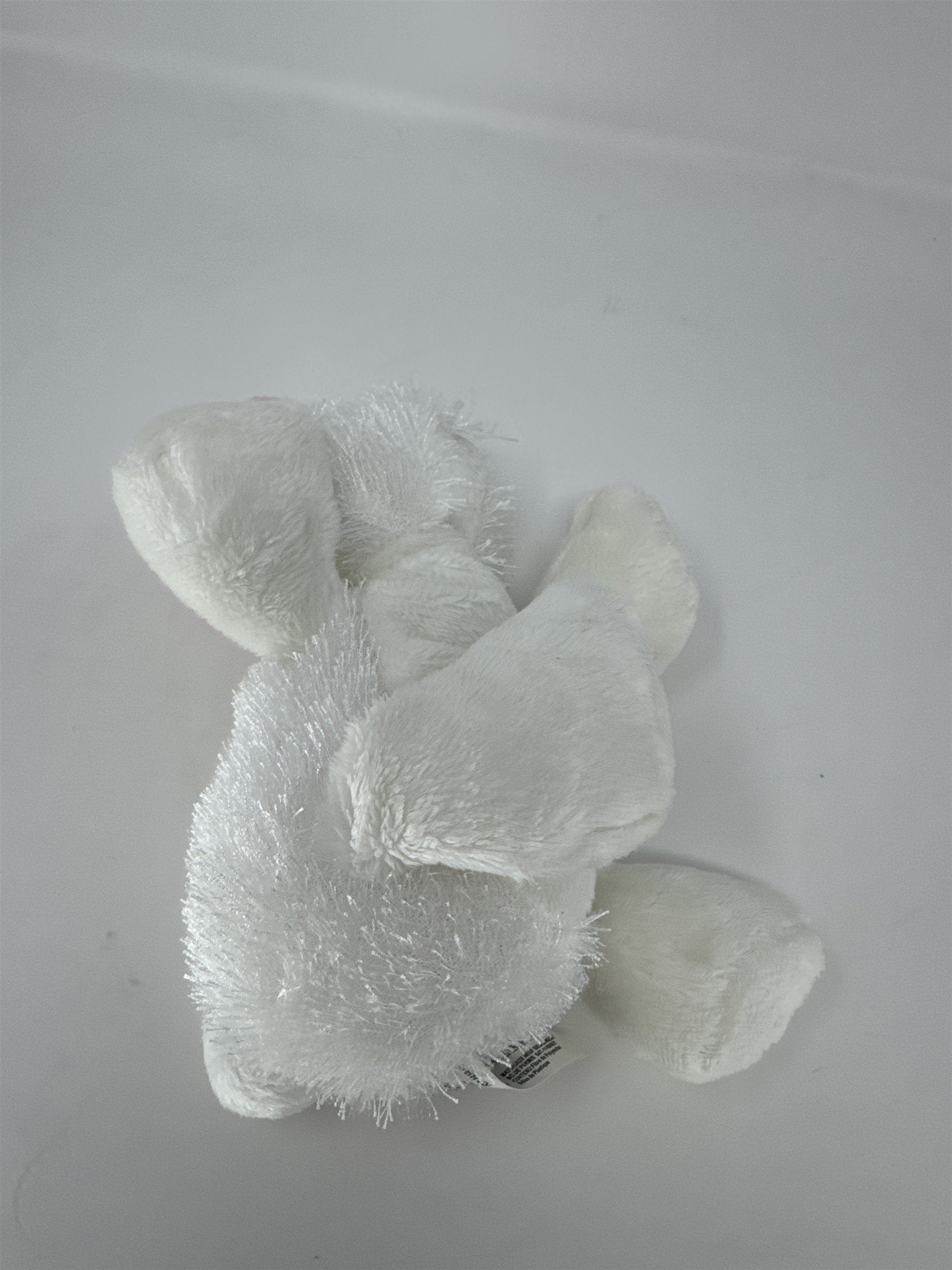Webkinz Bunny Plush Ganz White Pink Easter Rabbit 8" No Code HM078