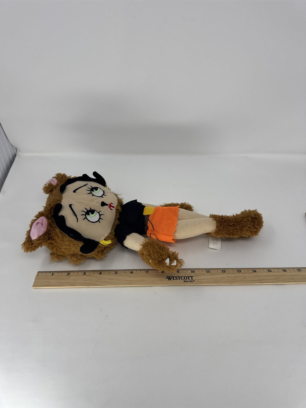 Betty Boop Plush 14" Sugar Loaf 2011 Werewolf Wolf Halloween Costume Doll Fur