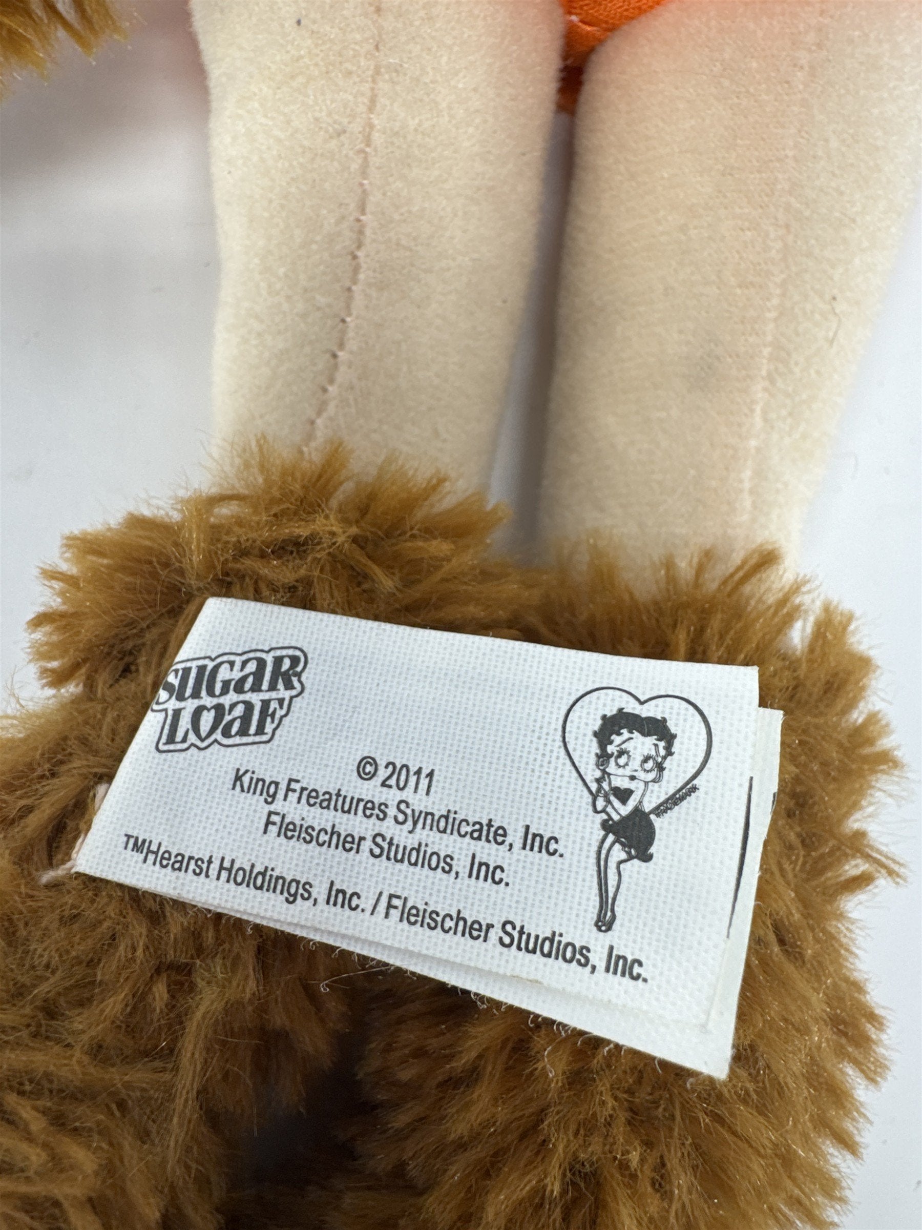 Betty Boop Plush 14" Sugar Loaf 2011 Werewolf Wolf Halloween Costume Doll Fur
