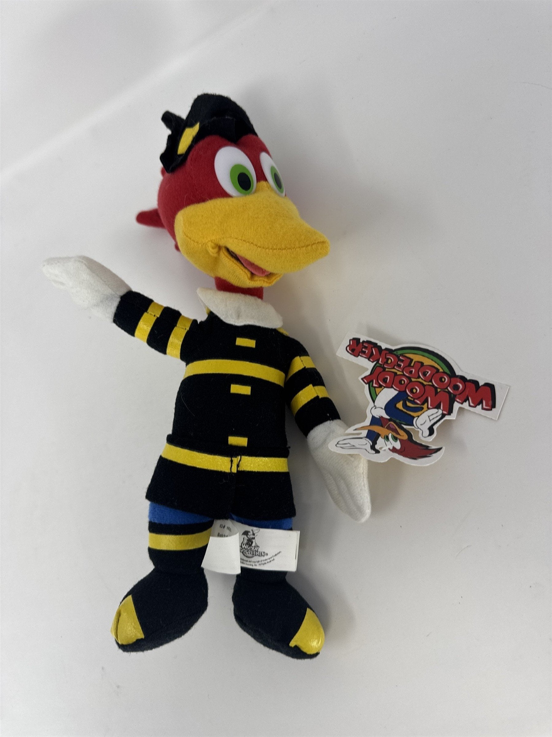 Woody Woodpecker Plush 11" Toy Network 2002 Firefighter Fireman Outfit Hose