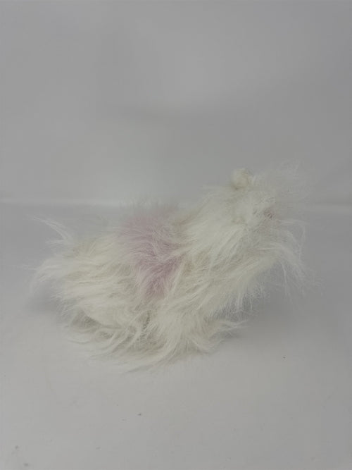 Ganz Webkinz Signature White Westie Dog Plush Pink Spot Shaggy West Highland