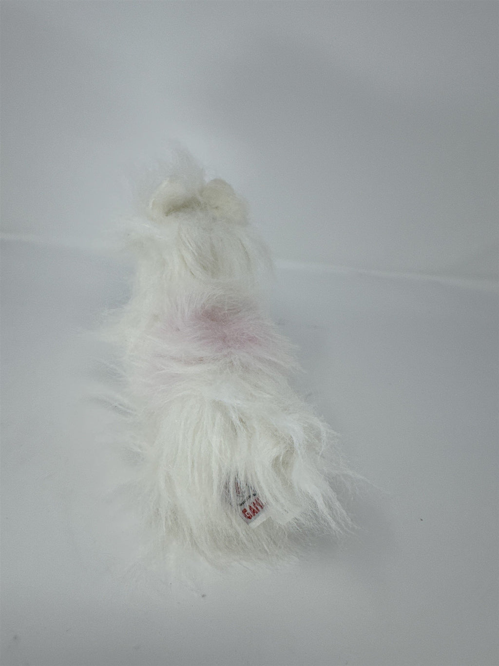 Ganz Webkinz Signature White Westie Dog Plush Pink Spot Shaggy West Highland