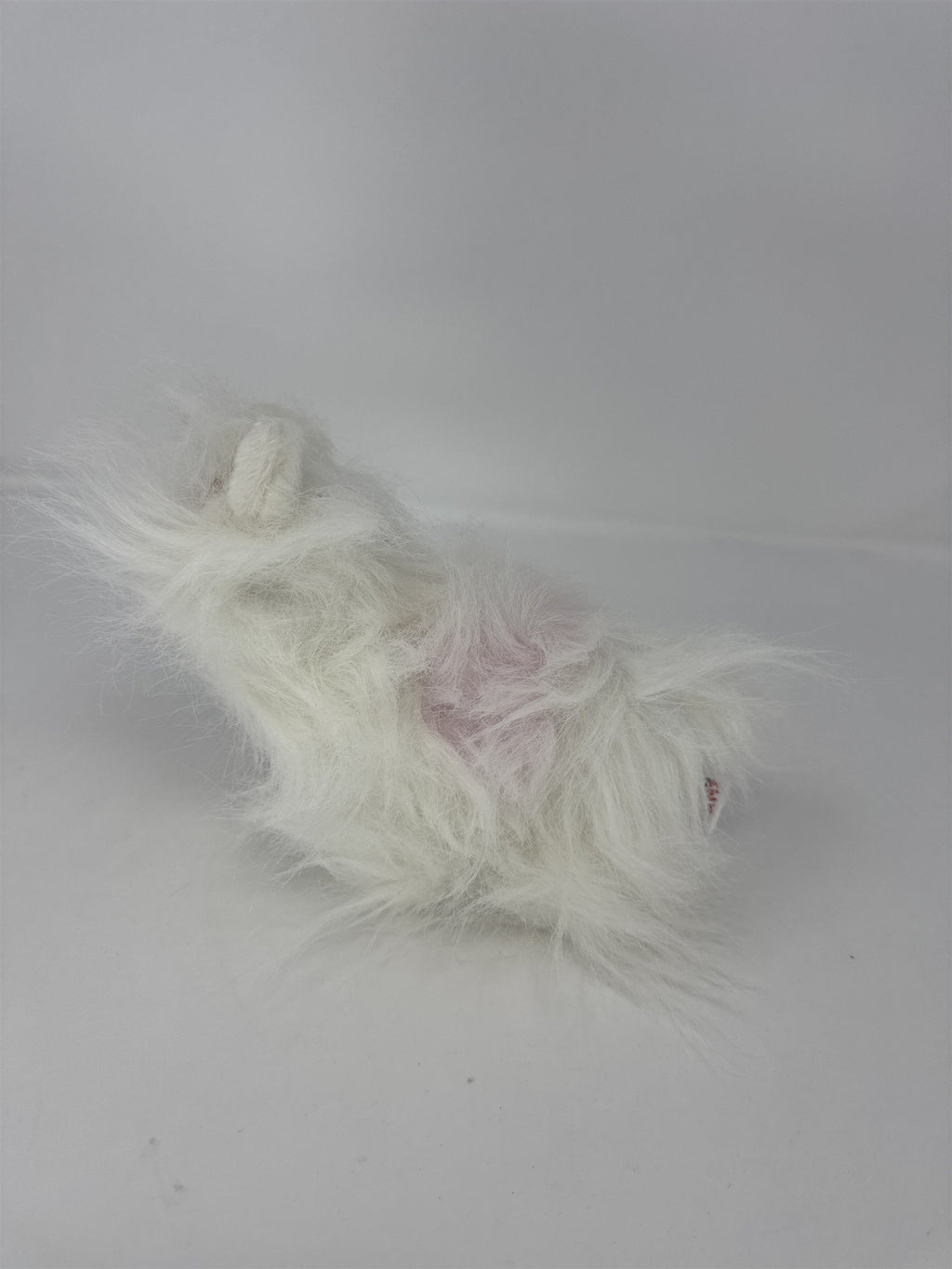 Ganz Webkinz Signature White Westie Dog Plush Pink Spot Shaggy West Highland