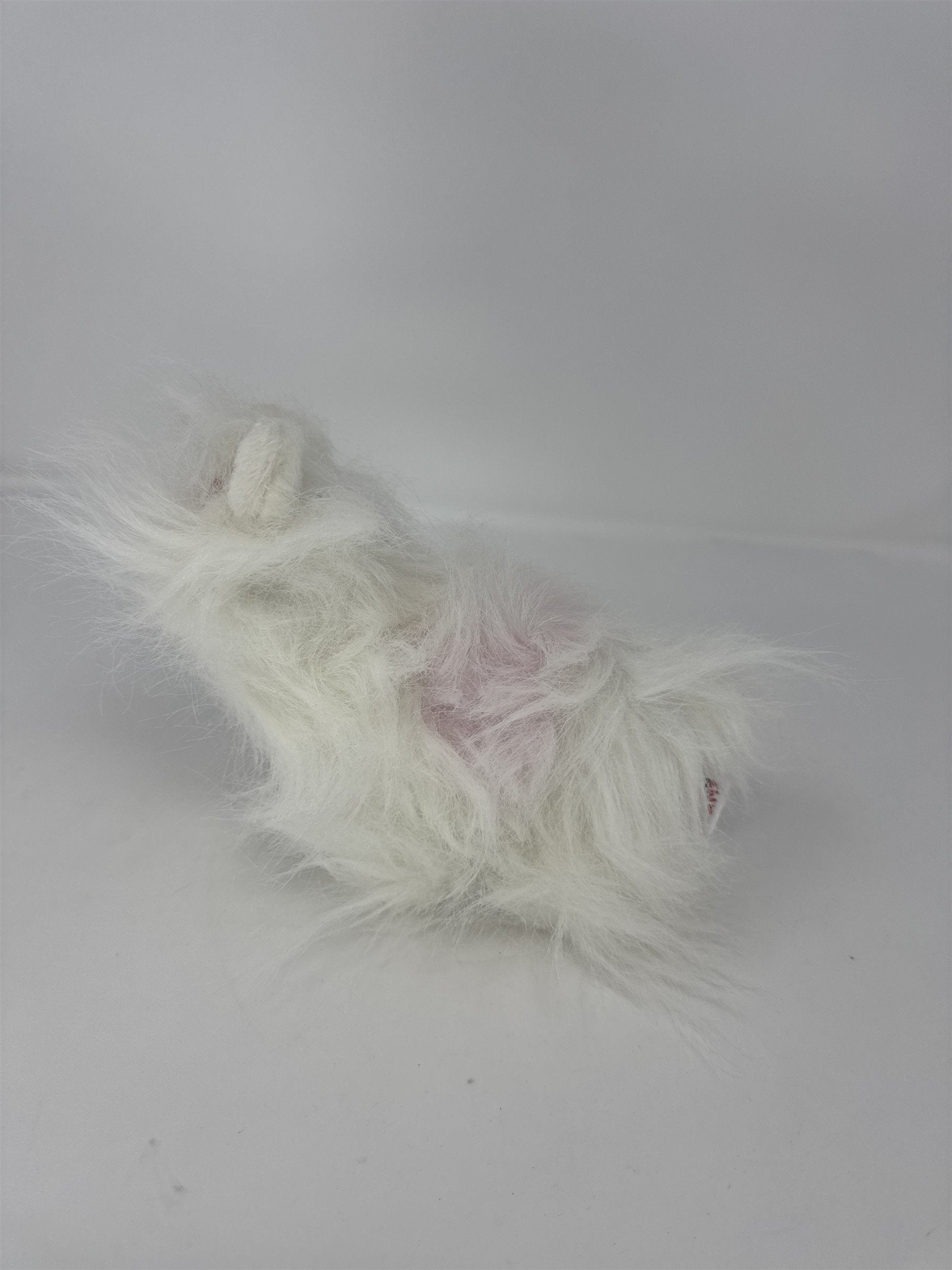 Ganz Webkinz Signature White Westie Dog Plush Pink Spot Shaggy West Highland