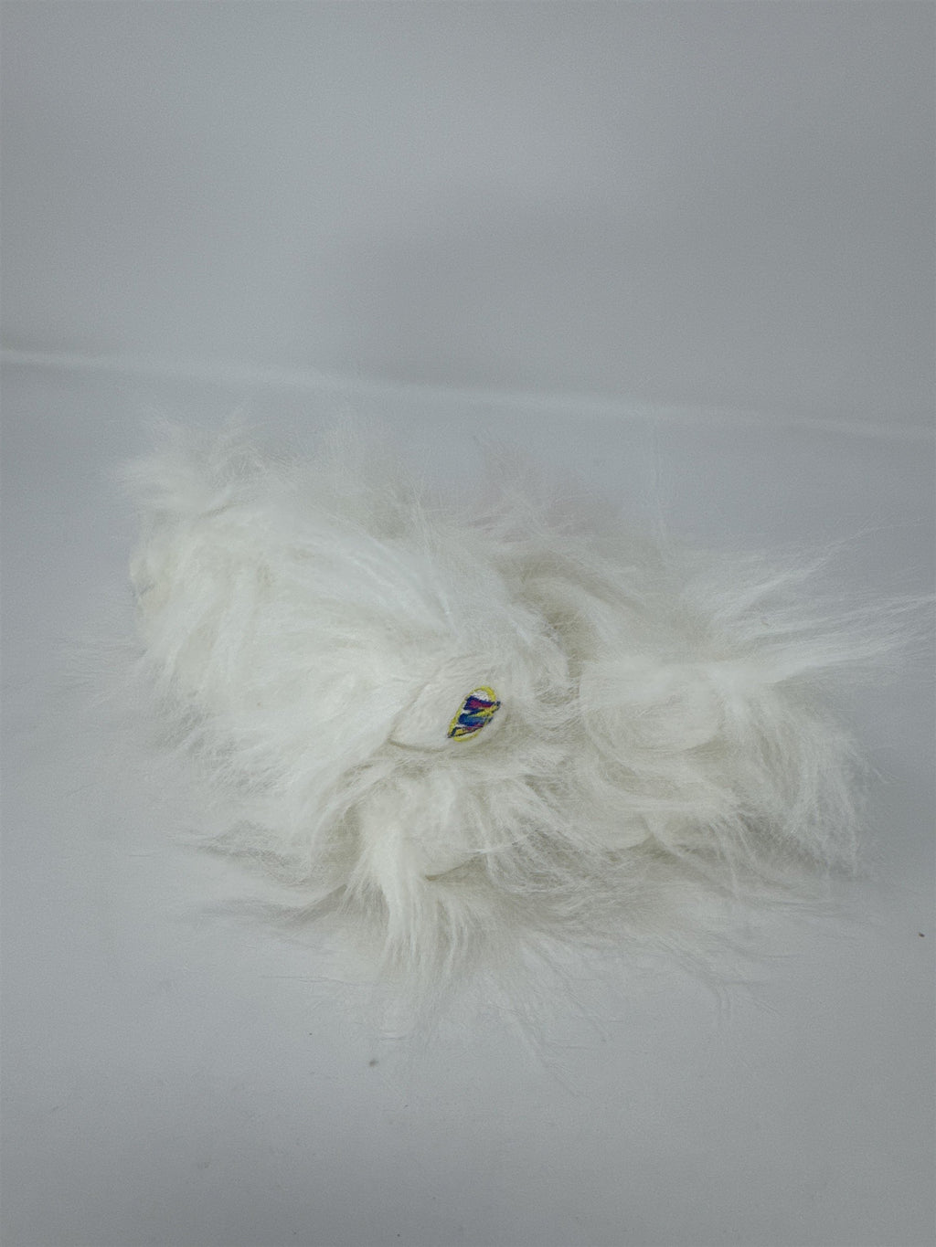 Ganz Webkinz Signature White Westie Dog Plush Pink Spot Shaggy West Highland