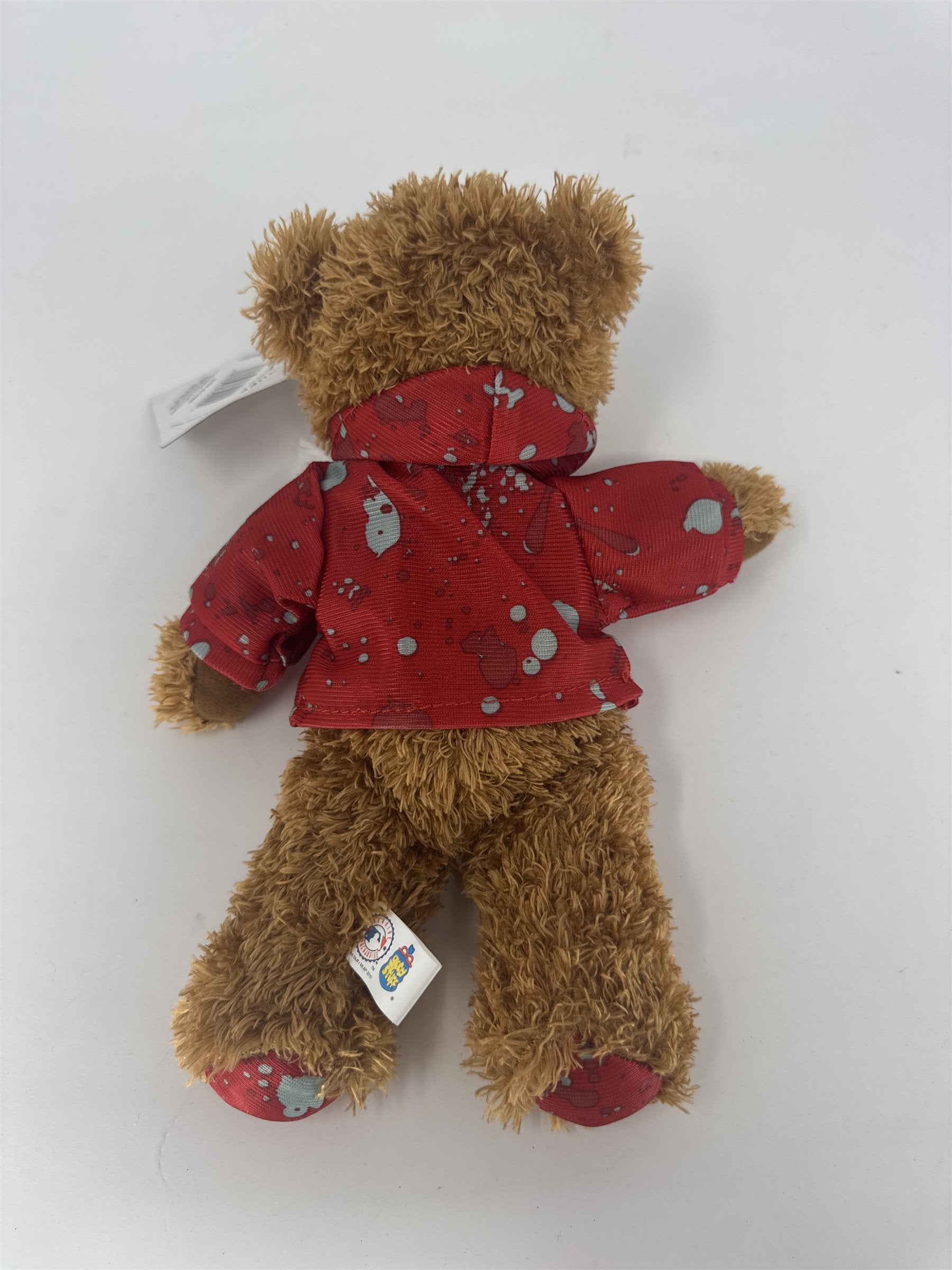 Boston Red Sox MLB Plush 9" Brown Teddy Bear Red Hoodie Licensed