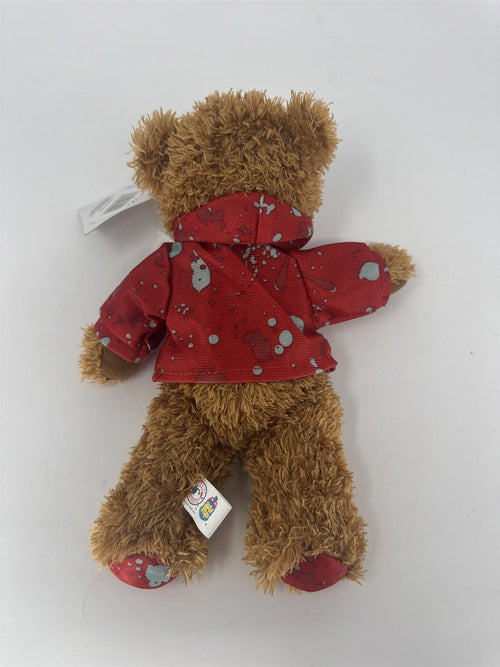 Boston Red Sox MLB Plush 9" Brown Teddy Bear Red Hoodie Licensed
